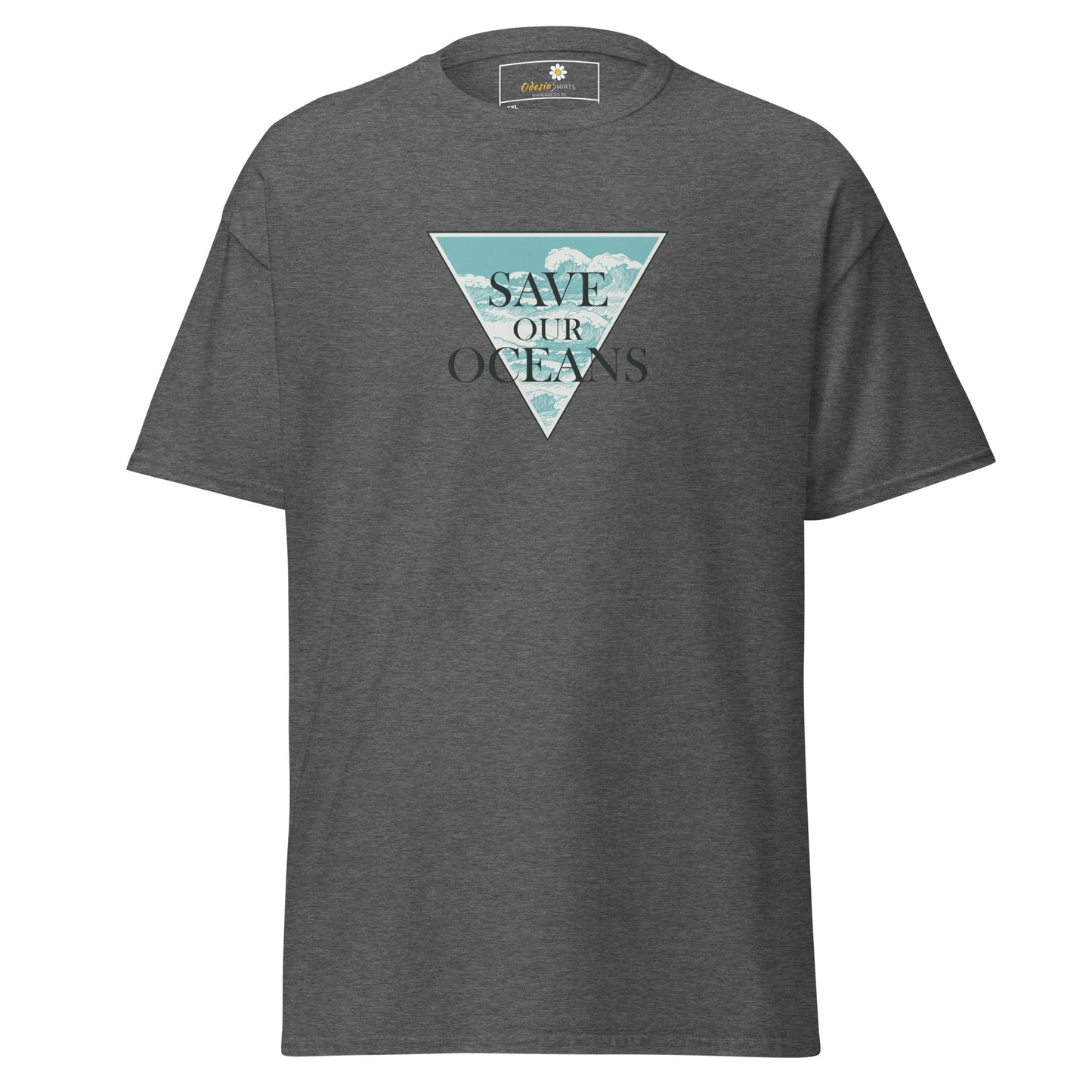 Unisex classic t-shirt - ECOLOGY SAVE OUR OCEANS - BIG