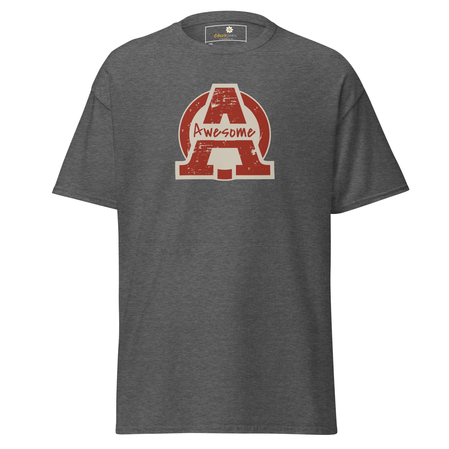 T-shirt classique pour homme - Texte génial - Grand