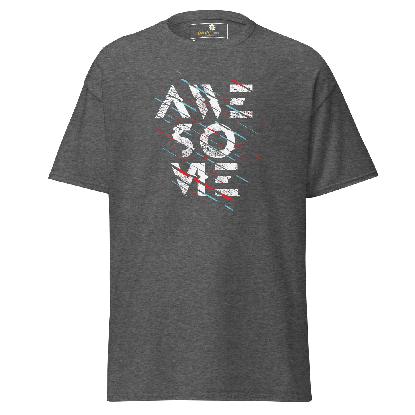 T-shirt classique pour homme - Texte génial - Grand