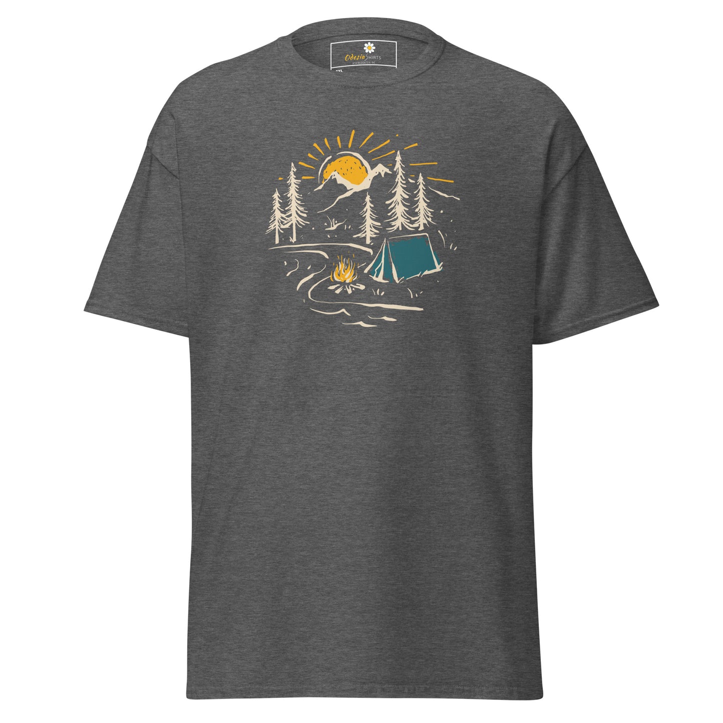 Unisex classic t-shirt - ADVENTURE CAMPFIRE CIRCLE - BIG