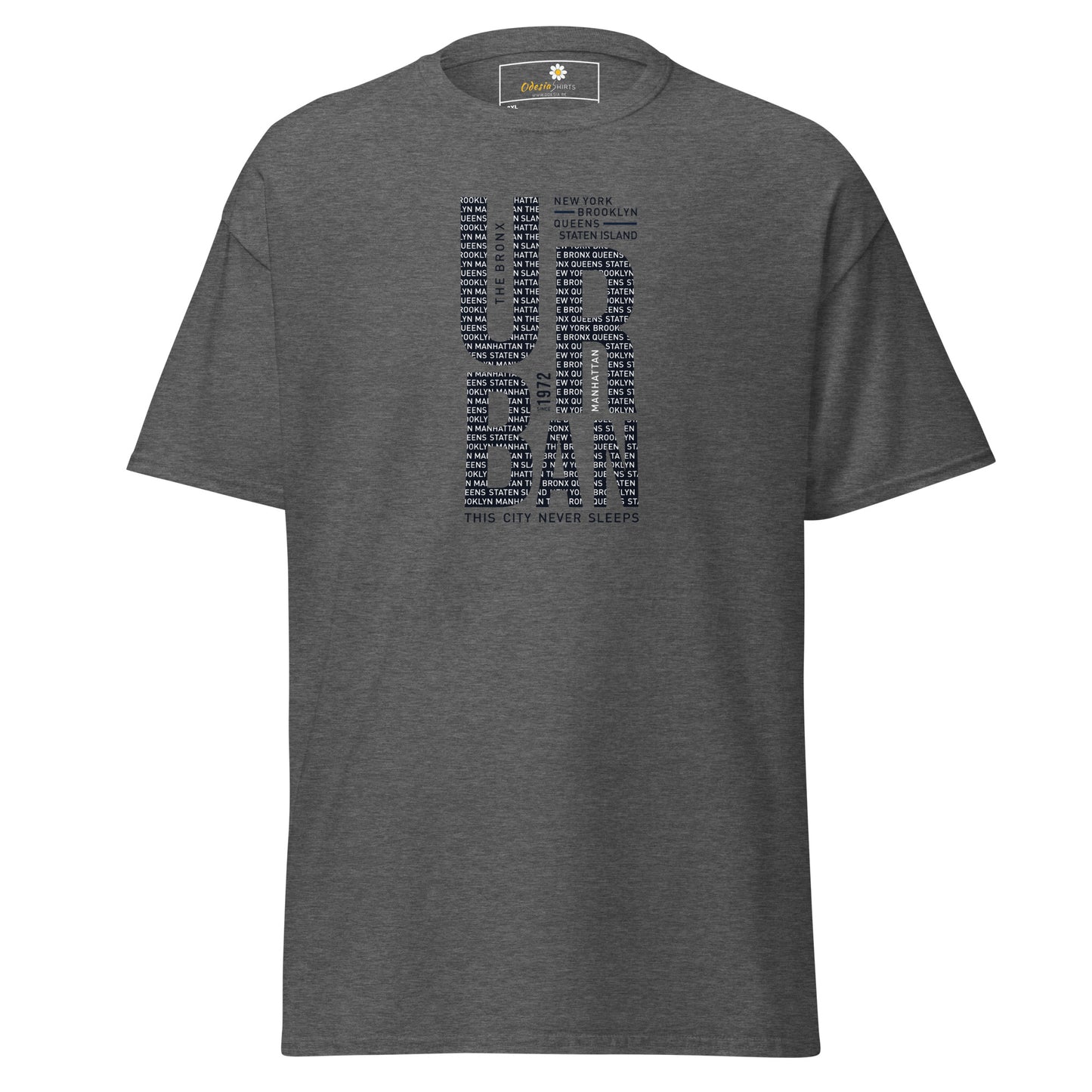 Heren klassiek t-shirt - URBAN DESIGN - GROOT