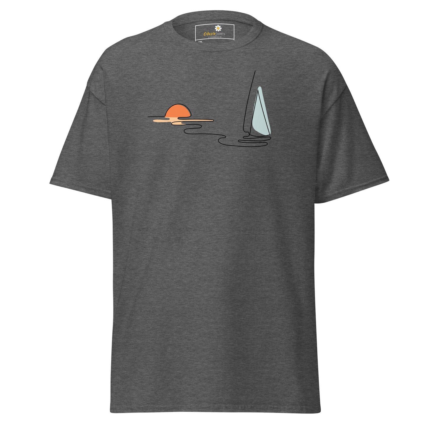 T-shirts classiques pour hommes - NATURE LINE SUNSE5T BOAT - BIG