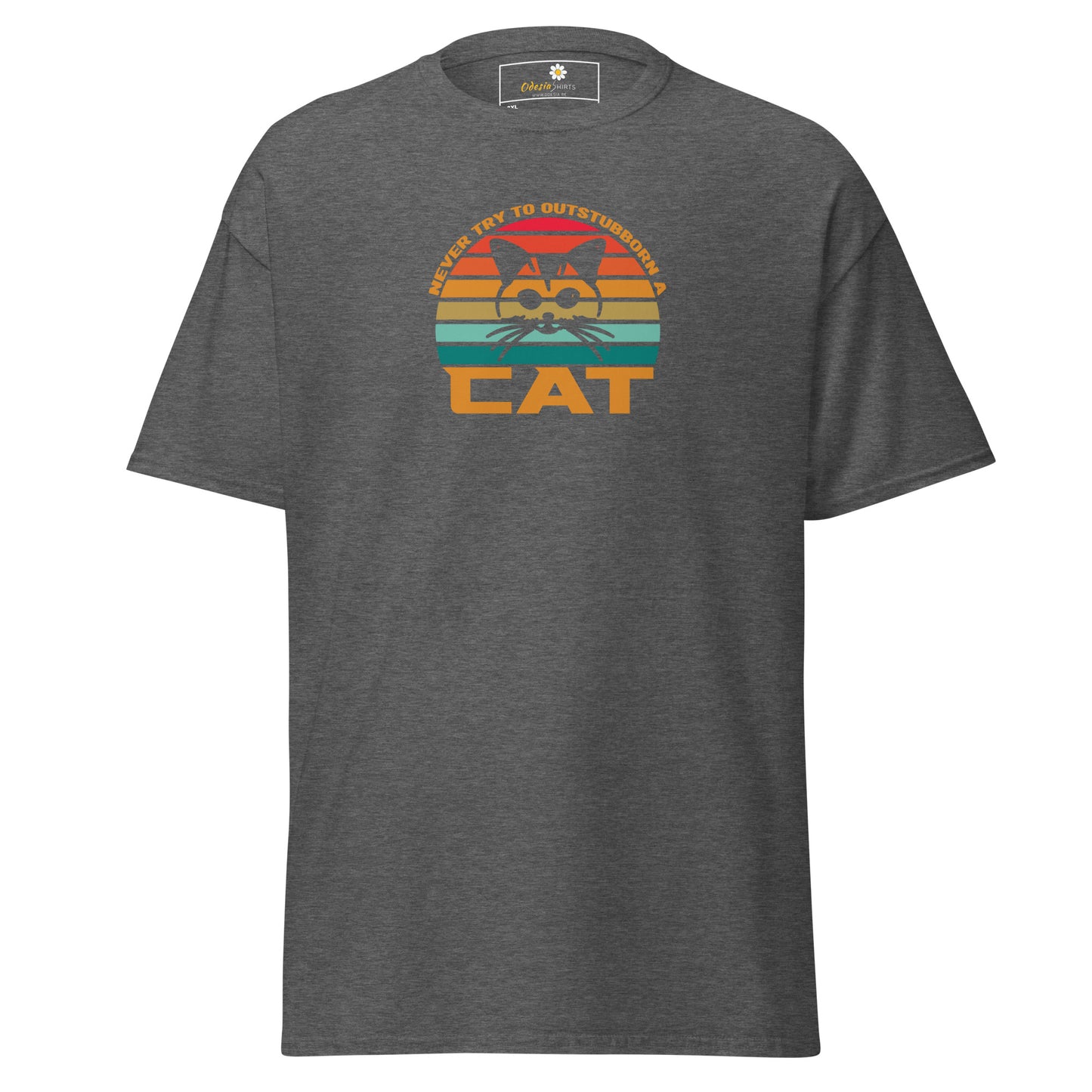 T-shirt classique unisexe - LES ANIMAUX NE TENTENT JAMAIS UN CHAT - GRAND