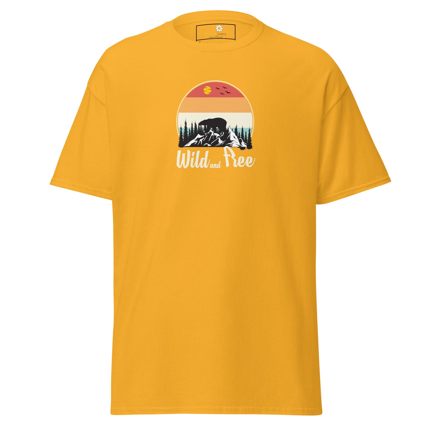 Unisex classic t-shirt - ADVENTURE WILD AND FREE - REGULAR
