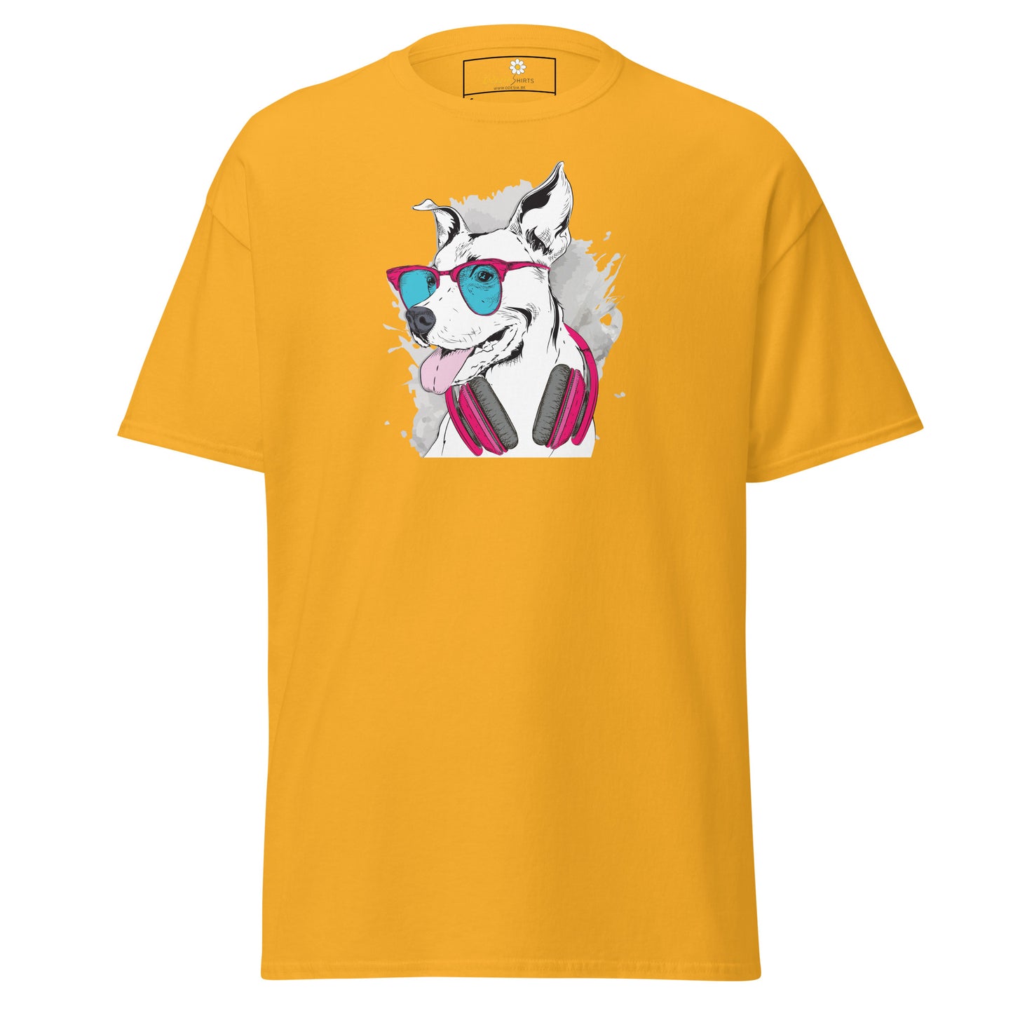 T-shirt classique unisexe - ANIMAUX MUSIQUE CHIEN - RÉGULIER