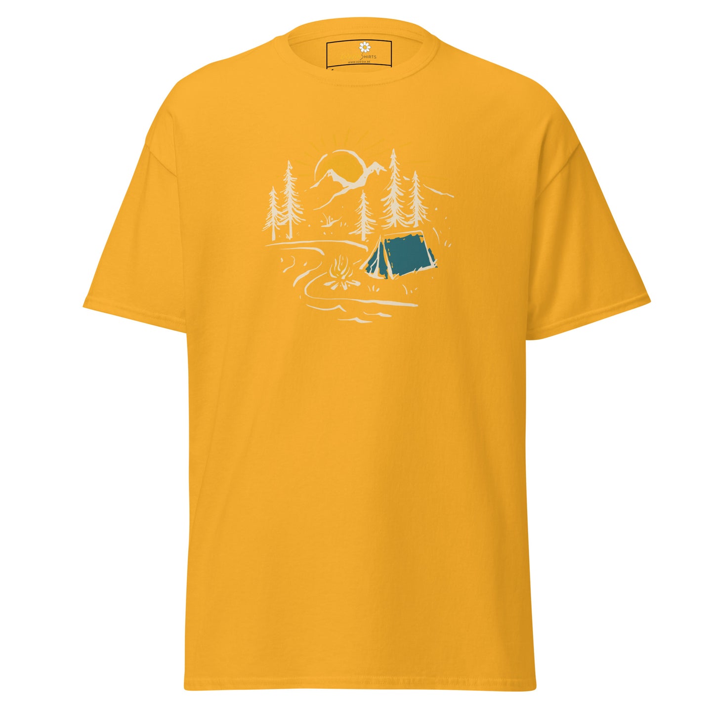 Unisex classic t-shirt - ADVENTURE CAMPFIRE CIRCLE - REGULAR