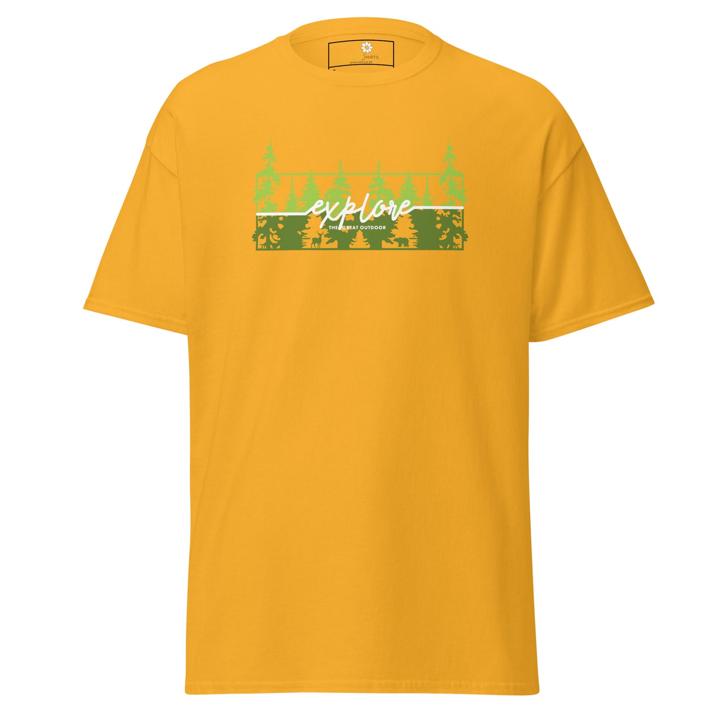 T-shirt classique unisexe - AVENTURE EXPLORE TREES - REGULAR
