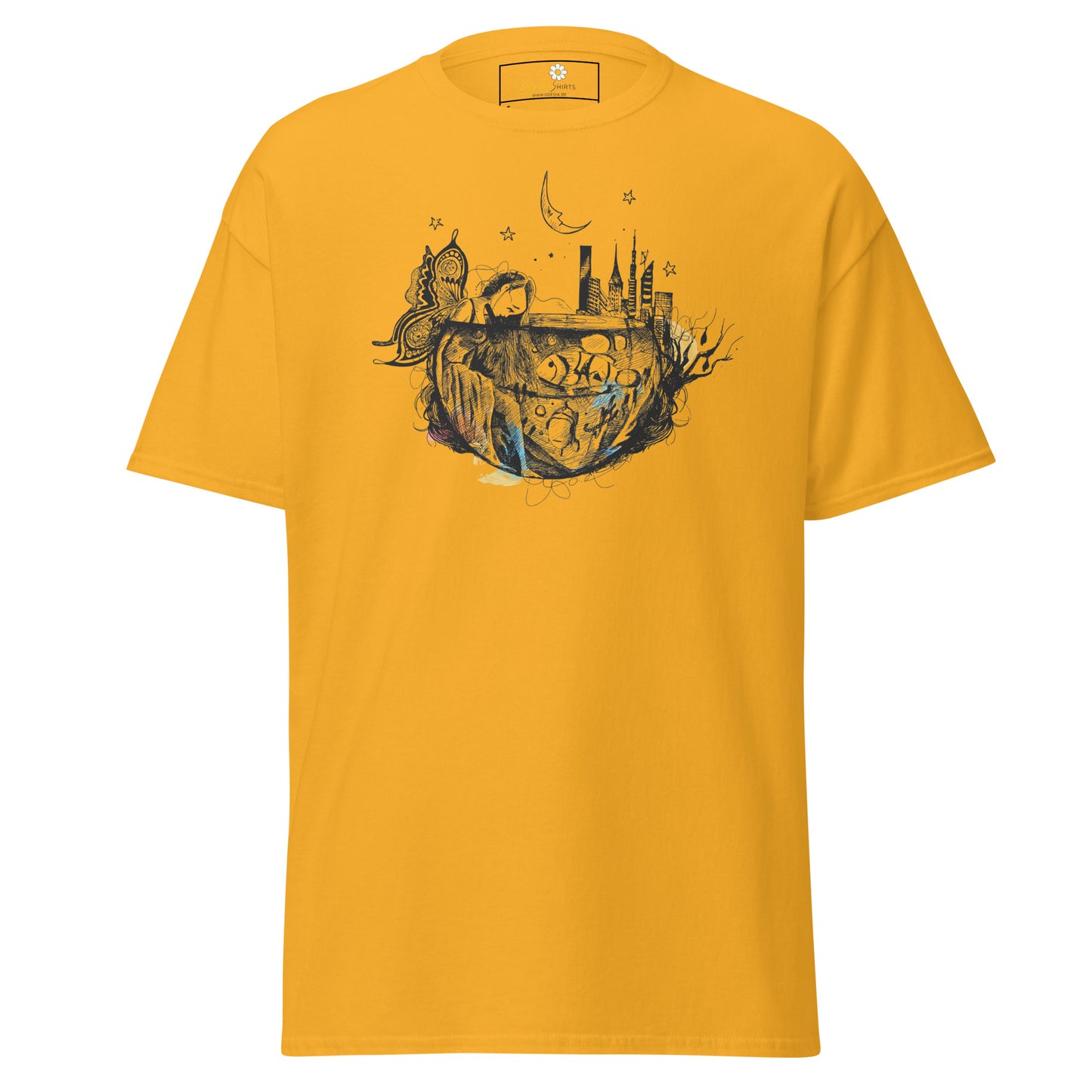 Unisex classic t-shirt - FANTASY GIRL FISHBOWL - REGULAR