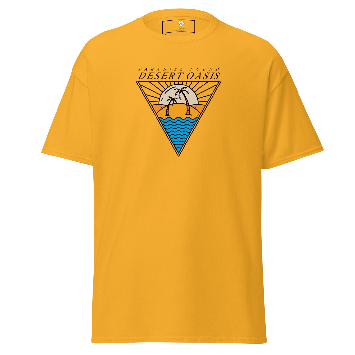 Heren klassiek t-shirt - SUMMER DESERT OASIS - REGULAR