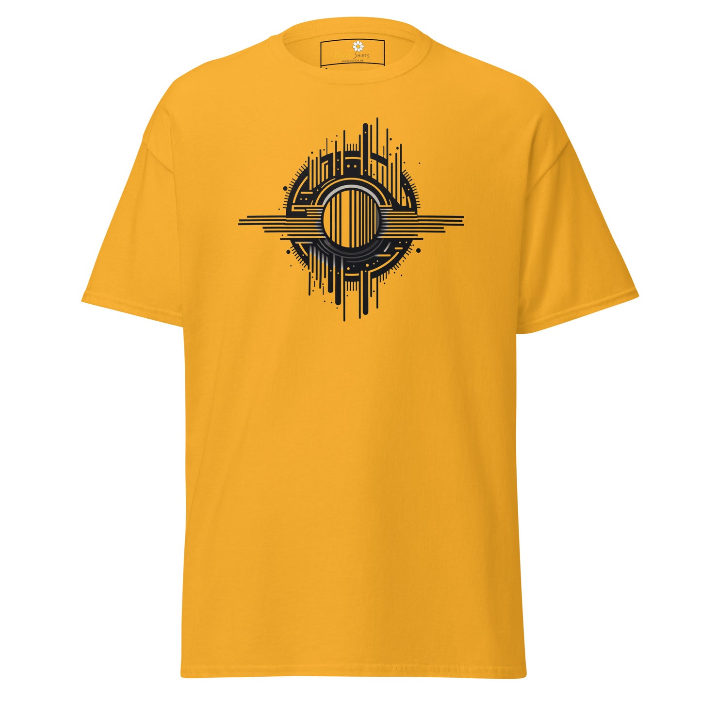 Unisex classic t-shirt - ABSTRACT SPHERE LINES - REGULAR