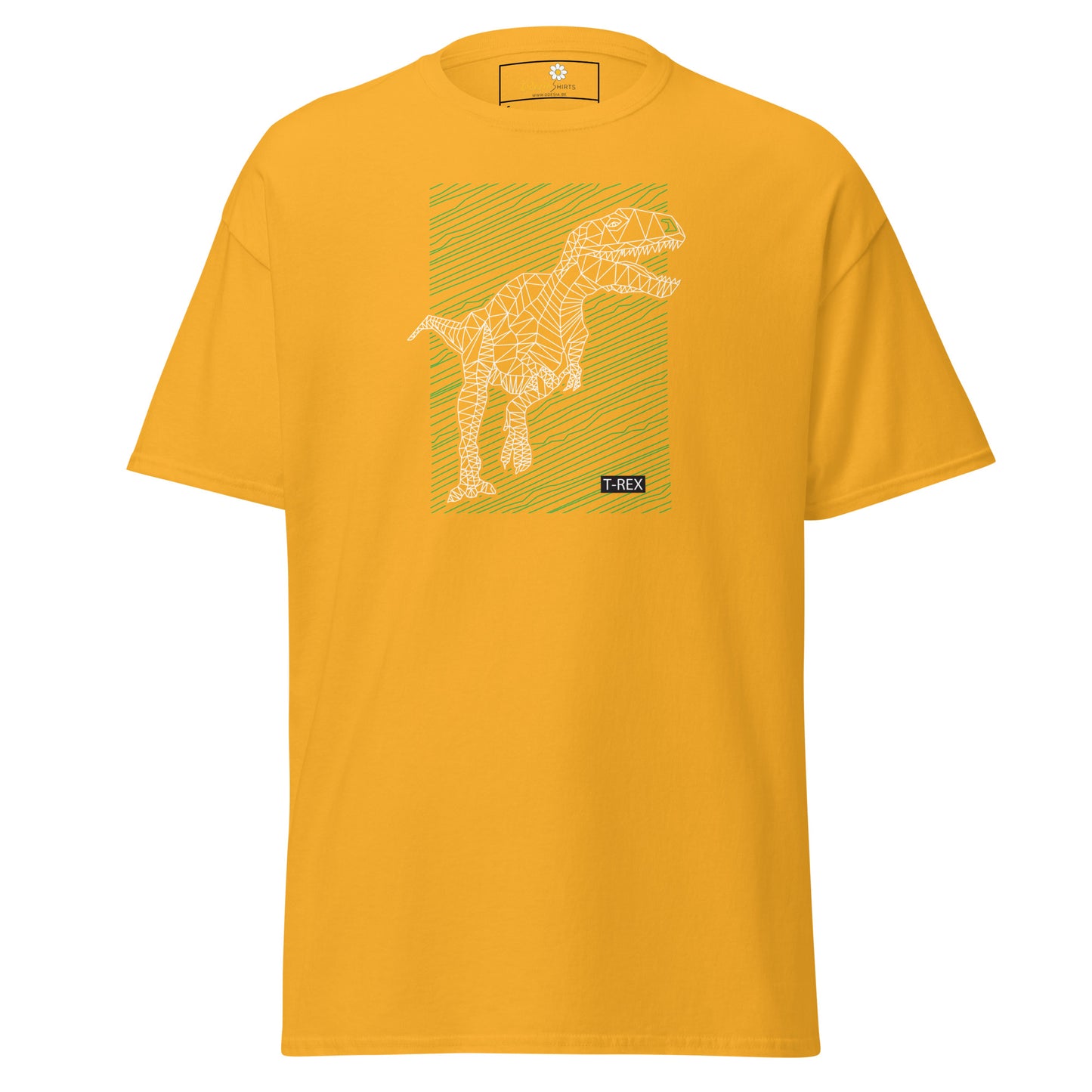 Heren klassiek t-shirt - WILD LIFE TREX DINOSAURUS - REGULAR