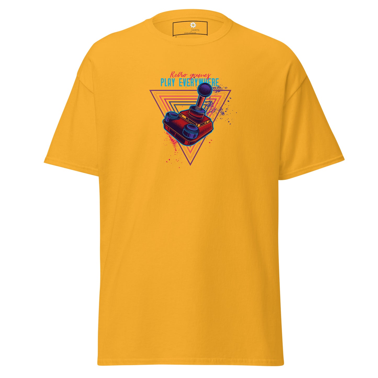 Unisex classic t-shirt - GAMERS PLAY EVERYWHERE JOYSTICK - REGULAR
