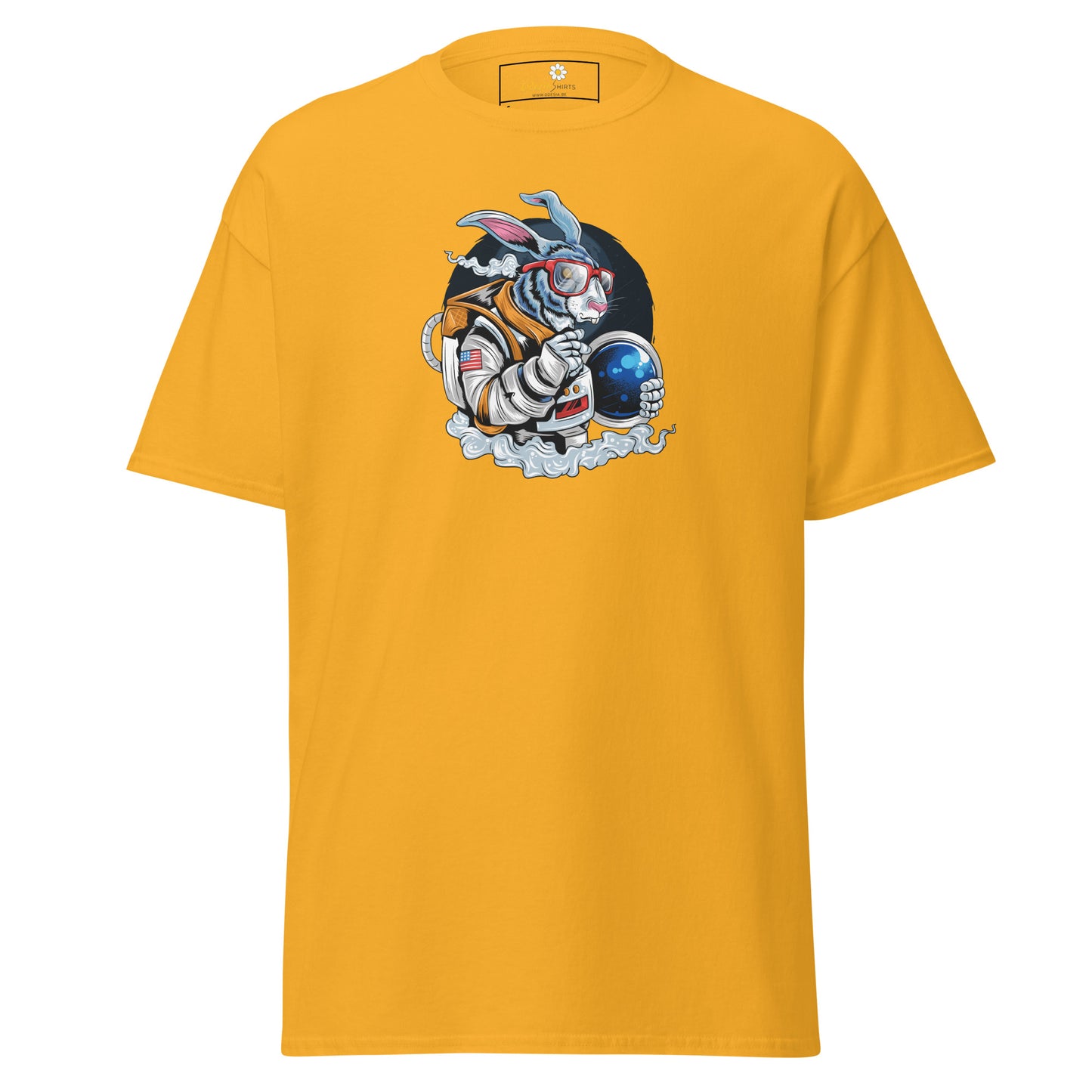 T-shirt classique unisexe - LAPIN ASTRONAUTE - RÉGULIER