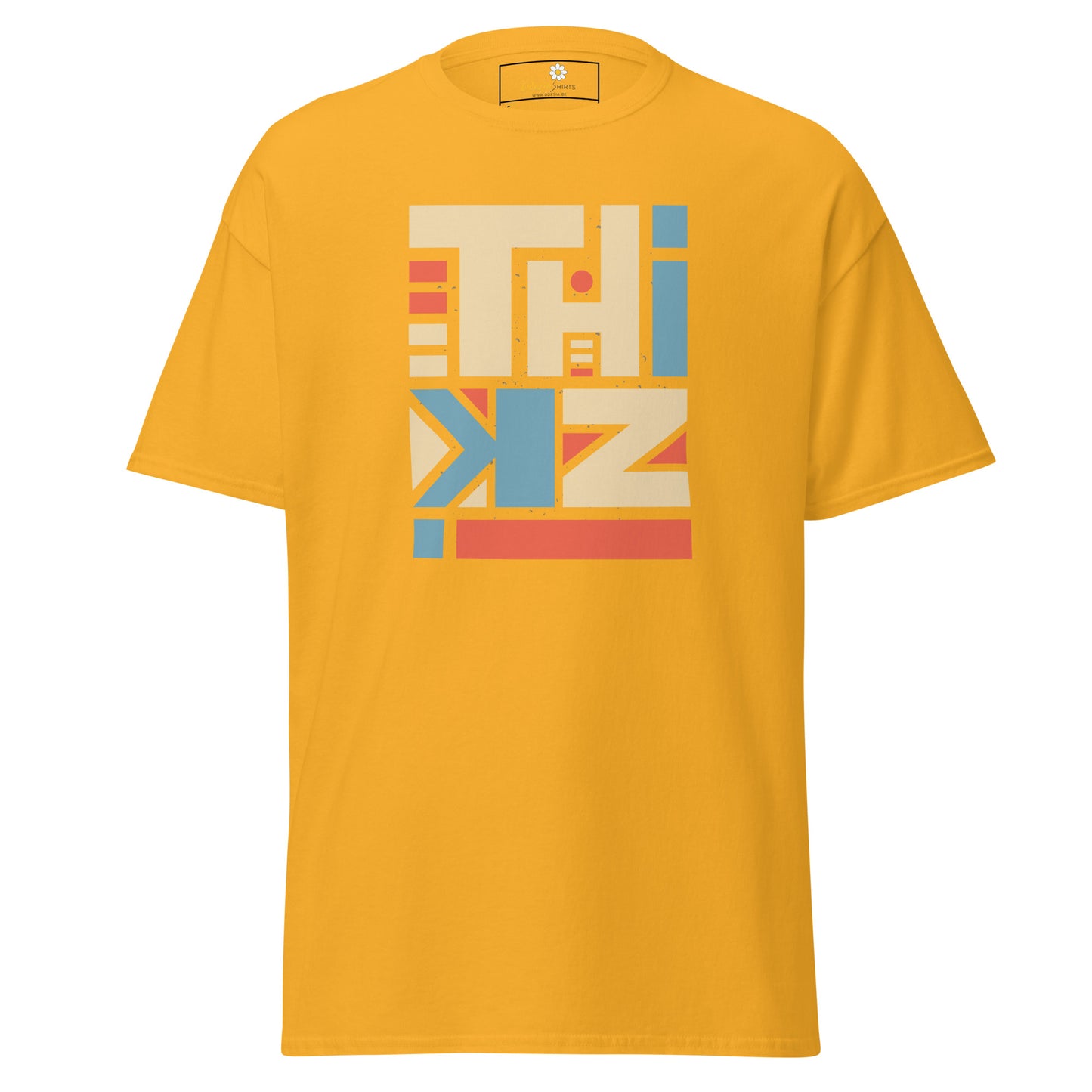 Unisex classic t-shirt - ABSTRACT TEXT THINK - REGULAR