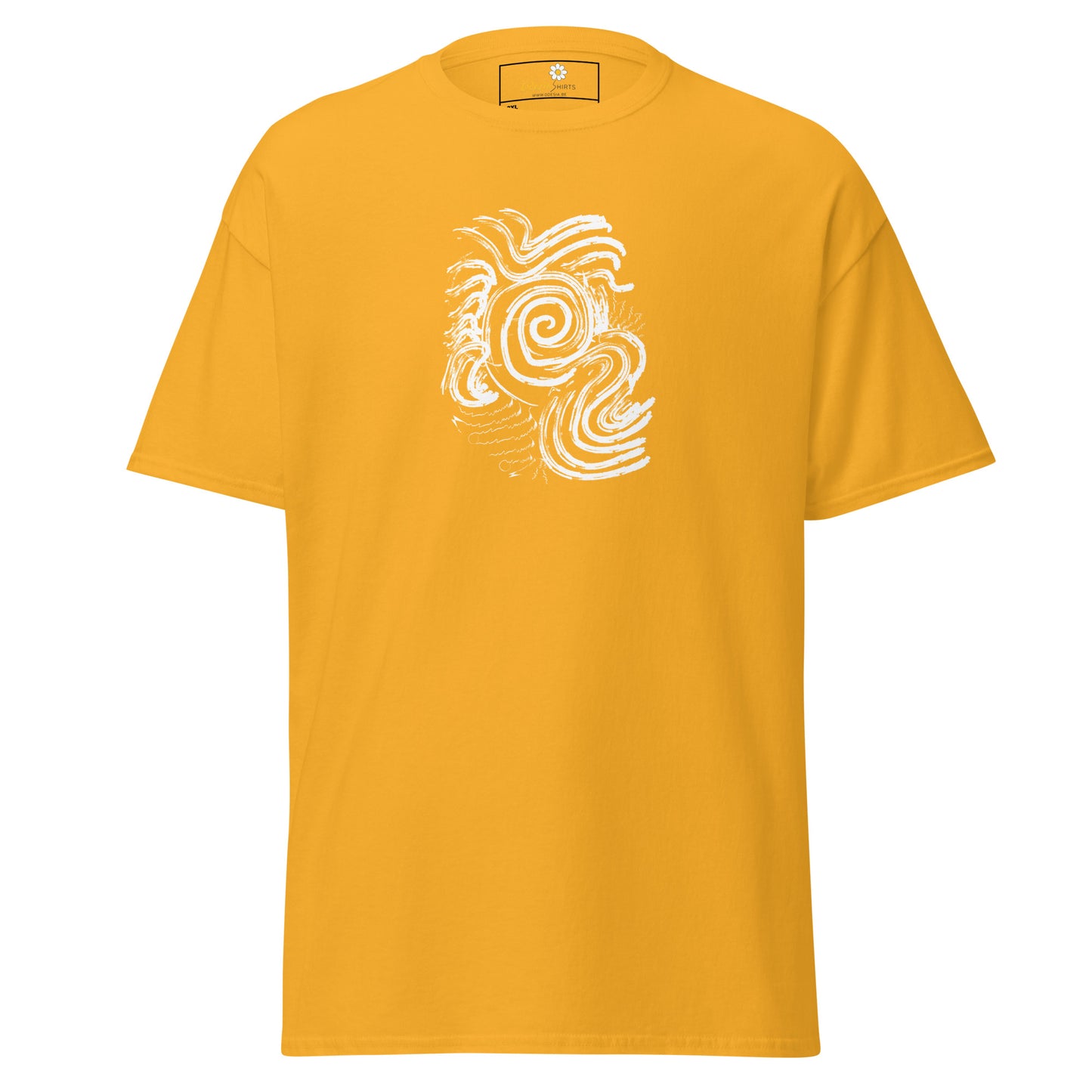 Unisex classic t-shirt - ABSTRACT SUNLIGHT WAVES - BIG