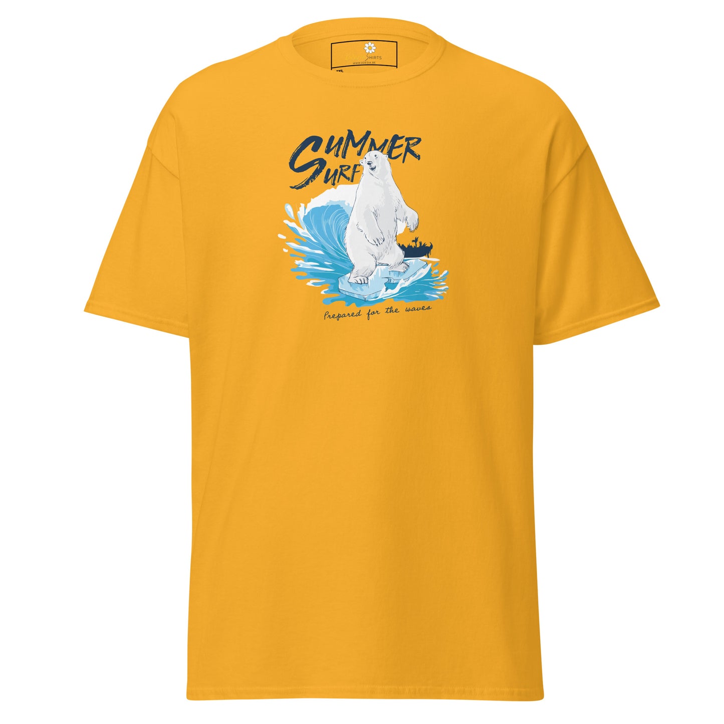 T-shirt classique homme - SUMMER SURFING BEAR - GRAND
