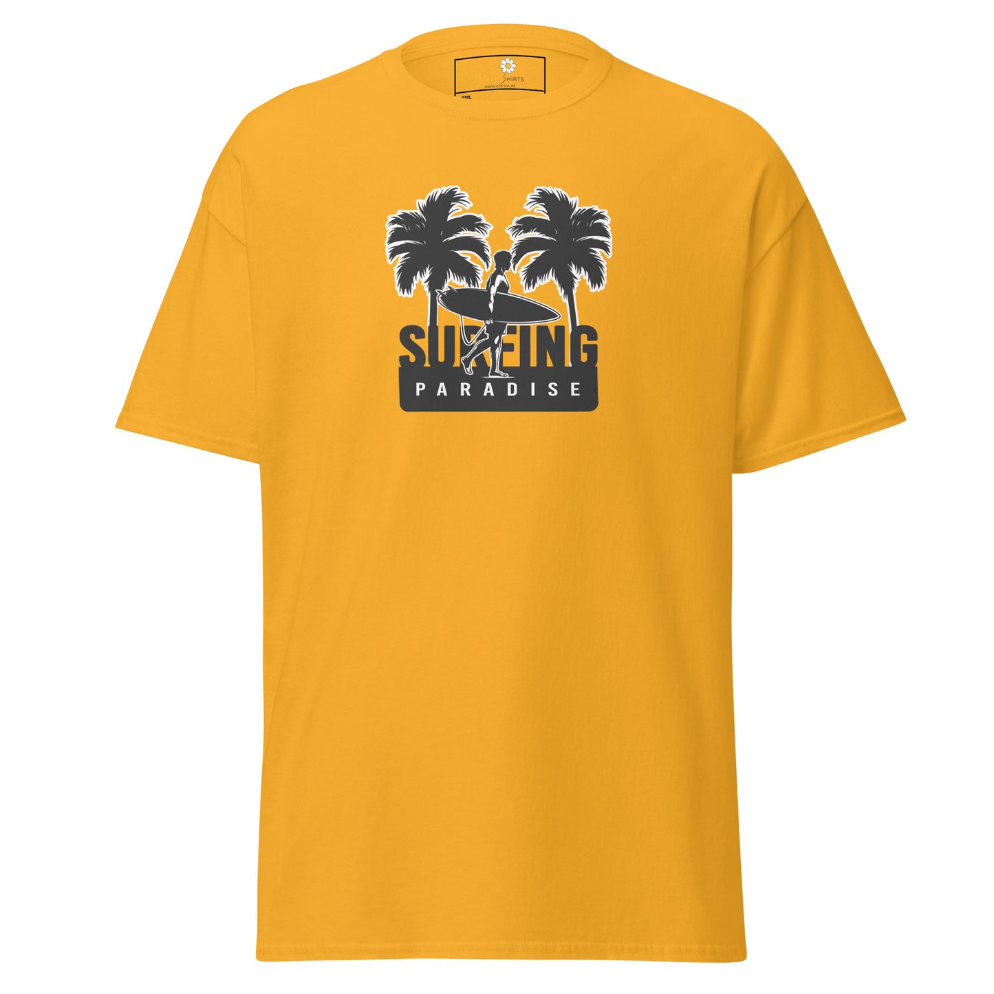 T-shirt classique pour homme - SUMMER SURFING TREES - BIG
