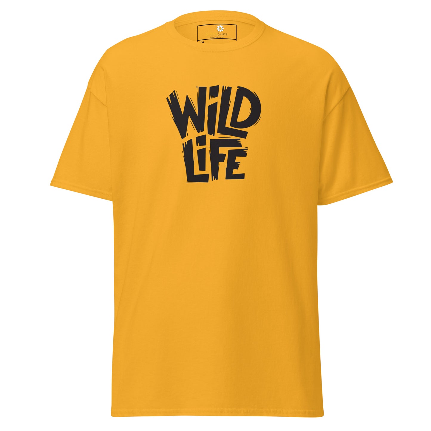 T-shirt classique pour homme - TEXT WILD LIFE - GRAND