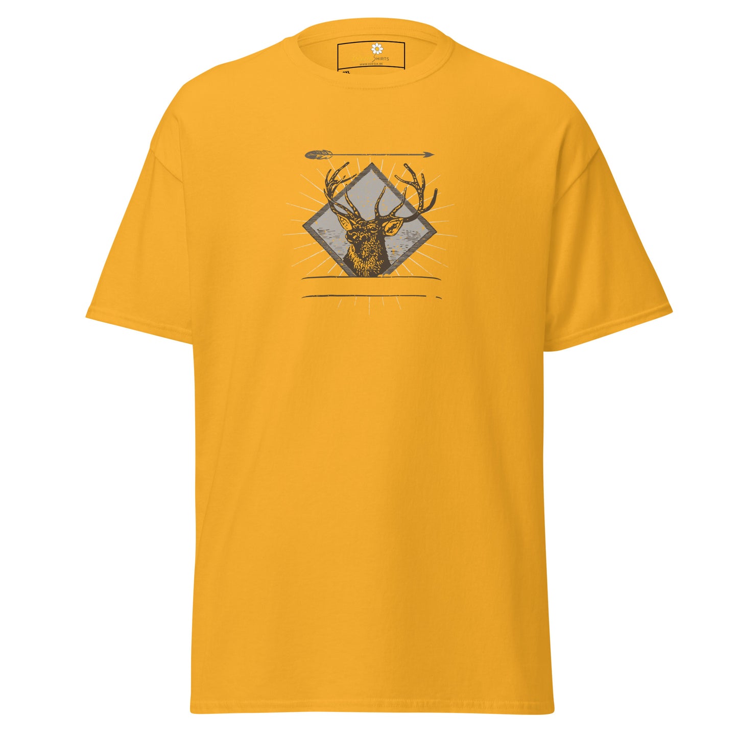 T-shirt classique unisexe - ANIMAUX CERF FLÈCHE - GRAND
