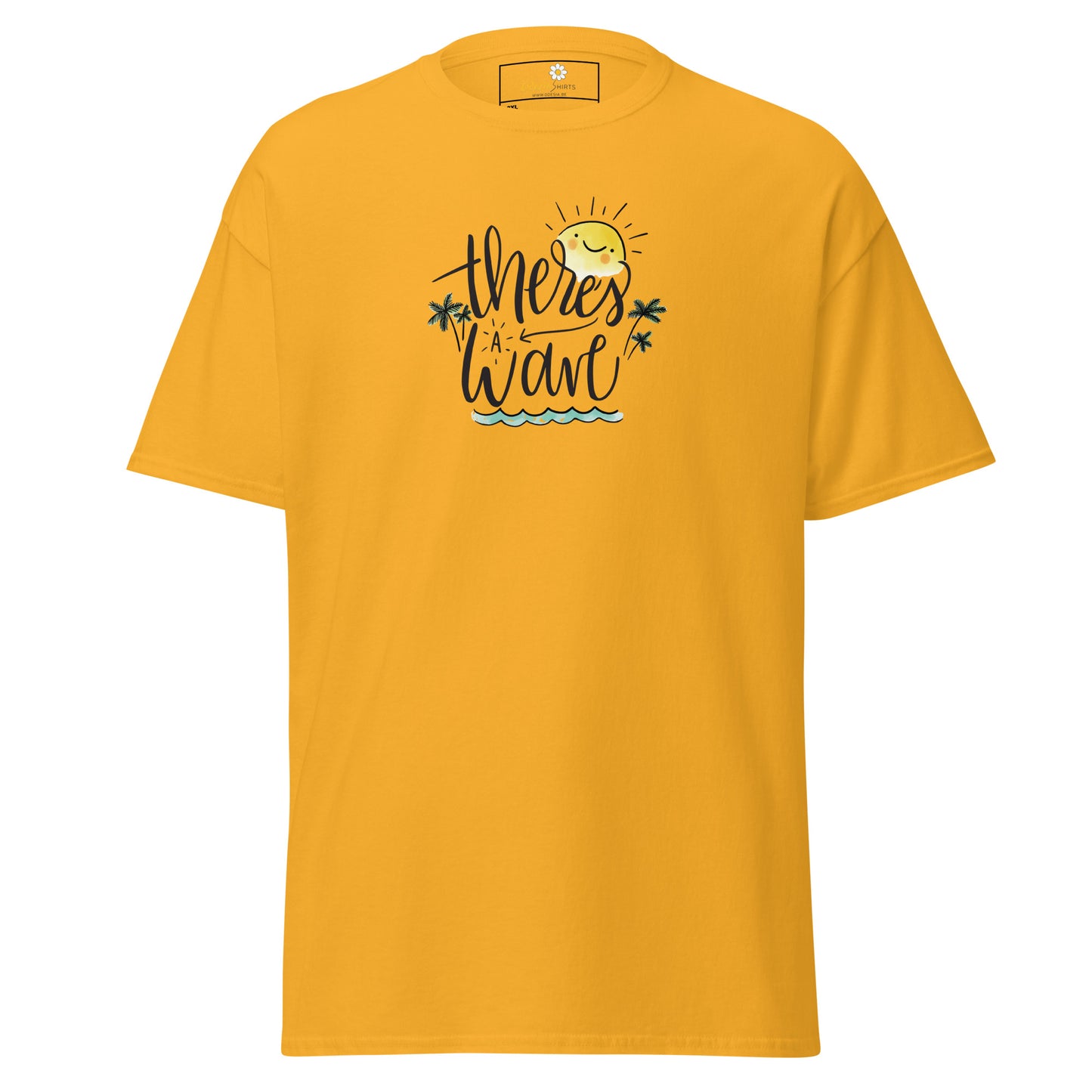 T-shirt classique pour homme - SUMMER THERES A WAVE - BIG