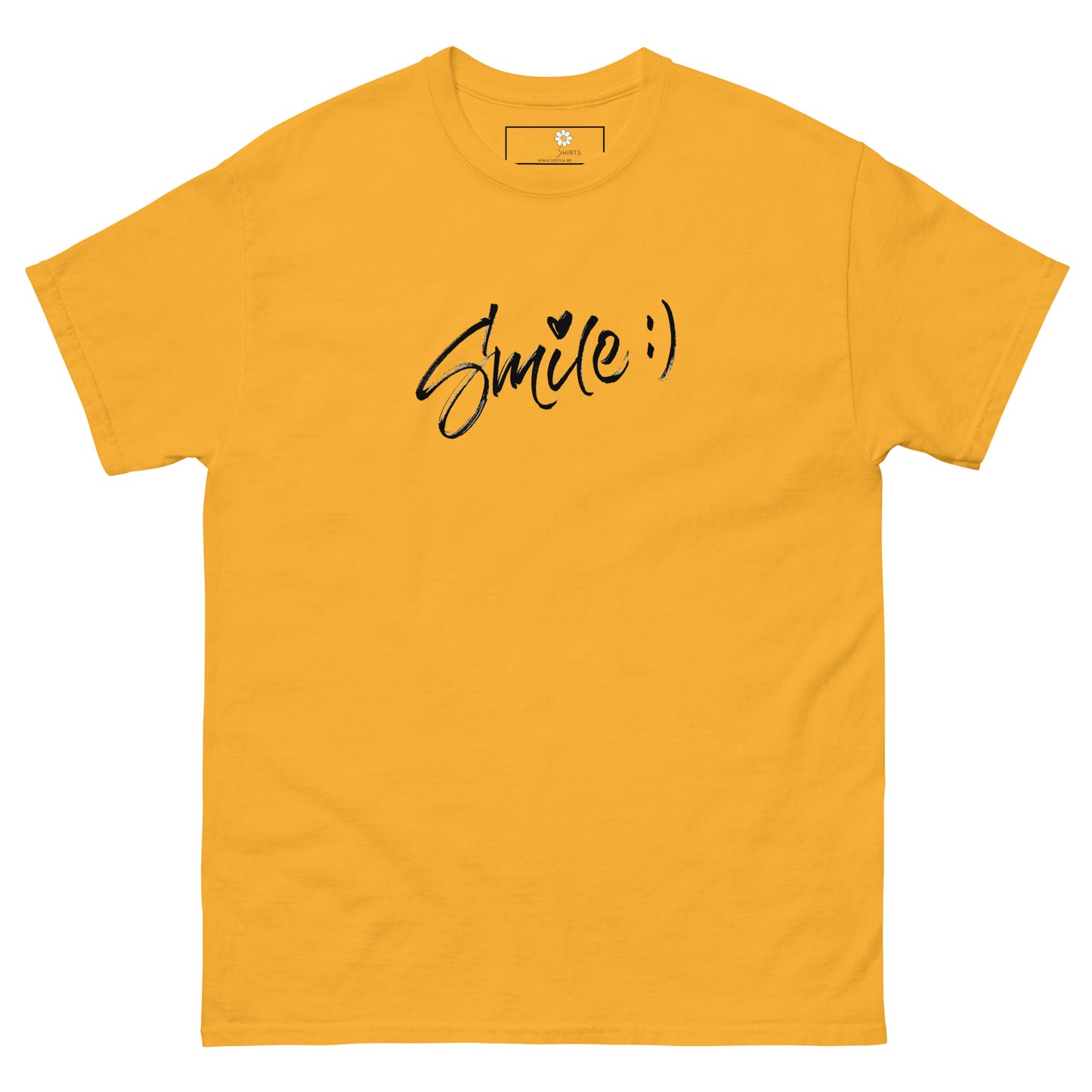 T-shirt classique pour homme - TEXT SMILE - BIG