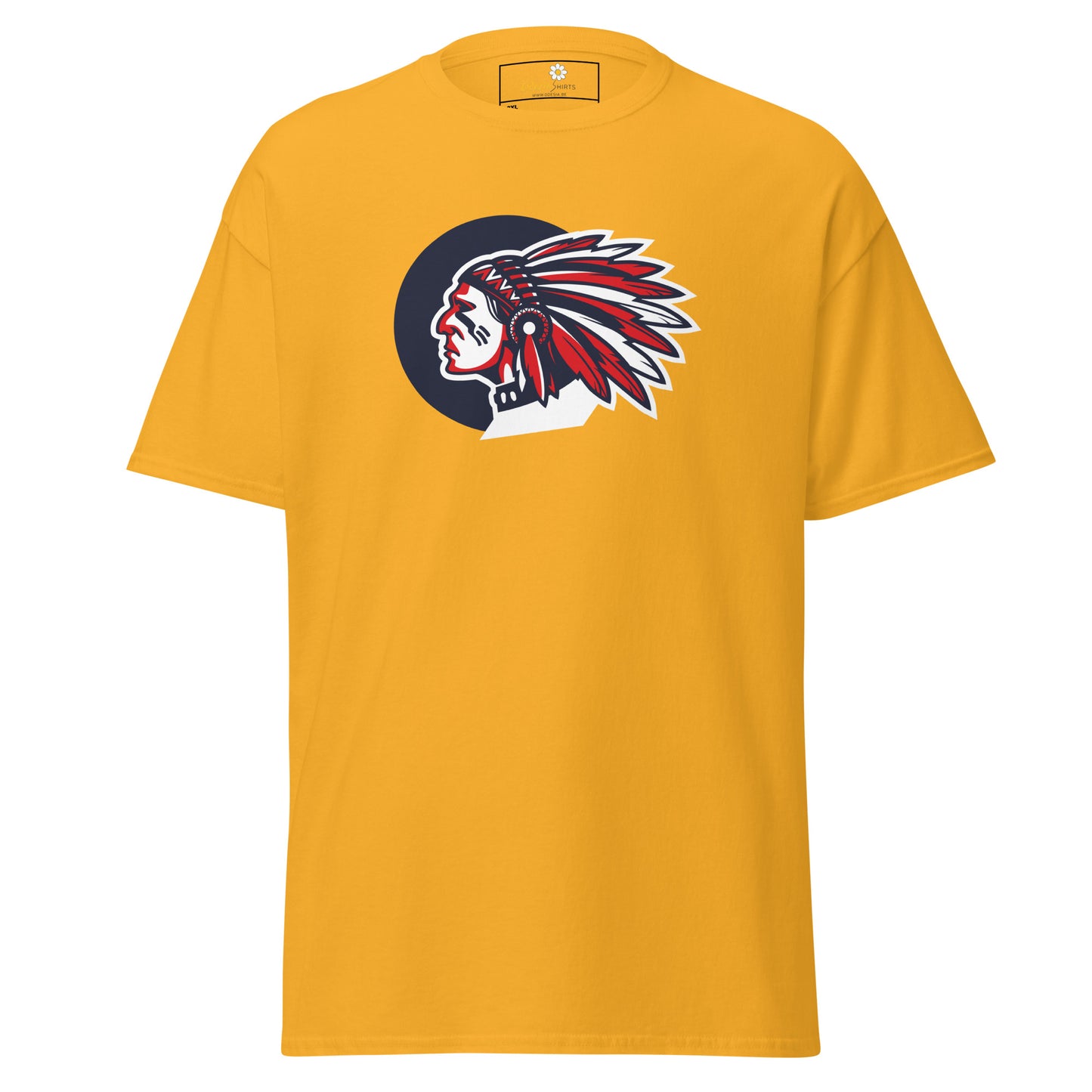 T-shirt classique homme - VINTAGE INDIAN HEAD - GRAND