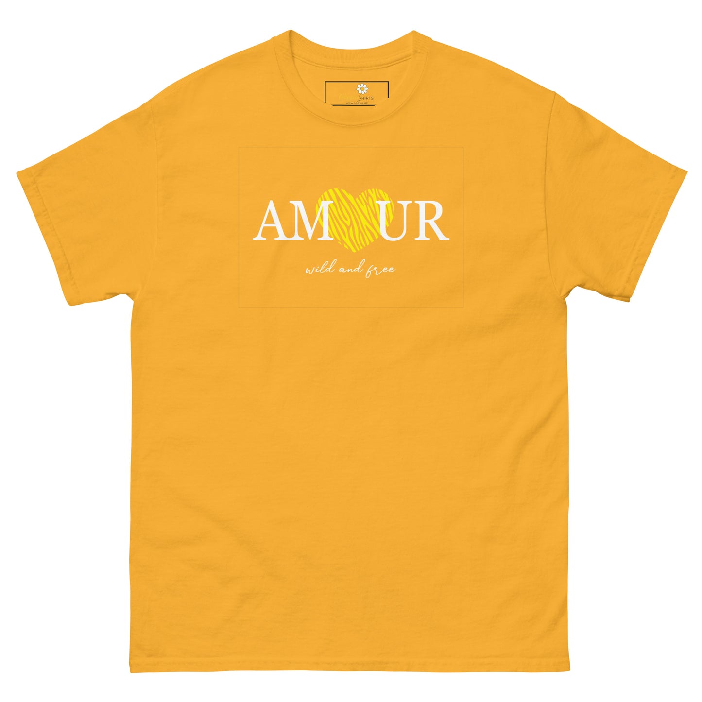 T-shirt classique homme - TEXT AMOUR WILD AND FREE - GRAND