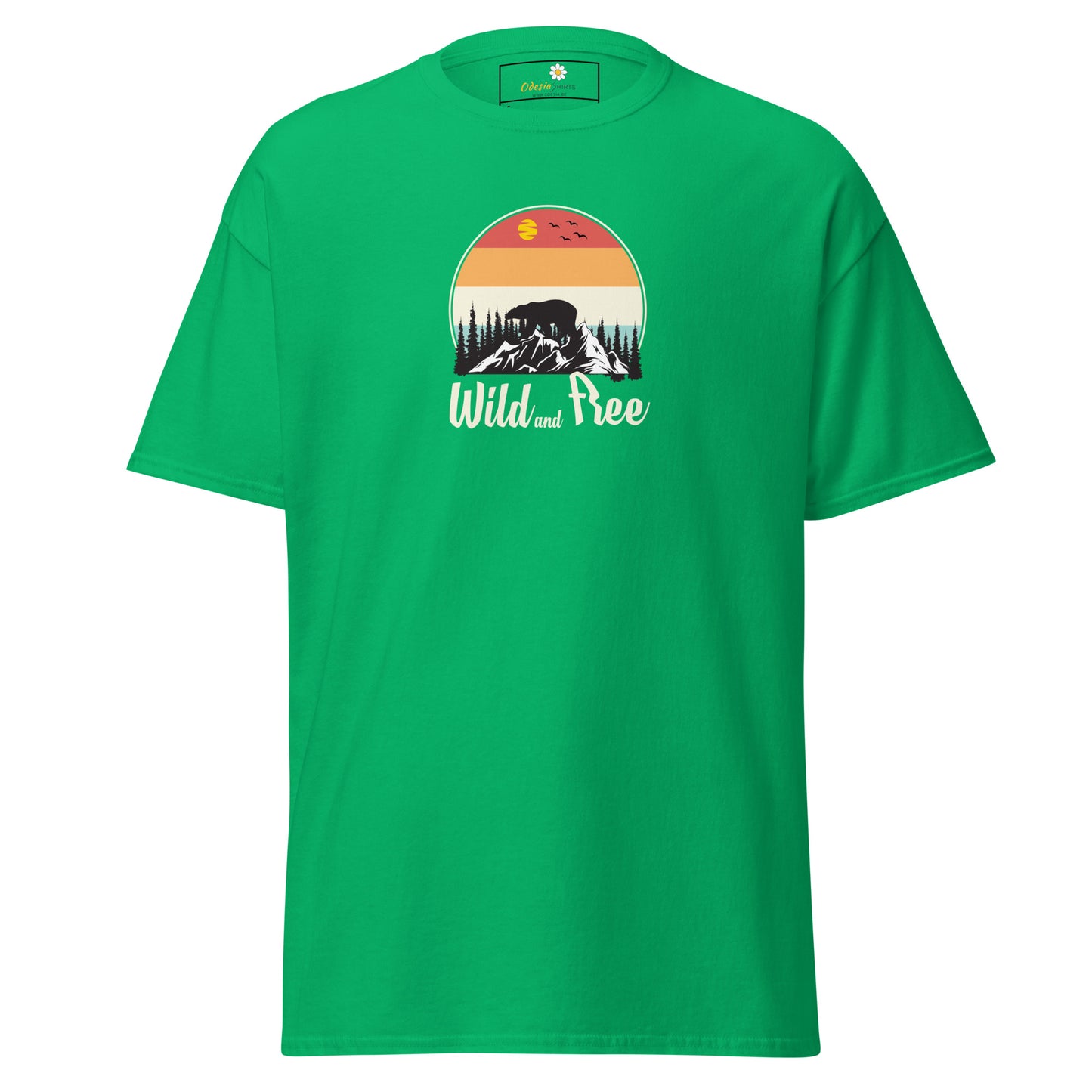 Unisex classic t-shirt - ADVENTURE WILD AND FREE - REGULAR