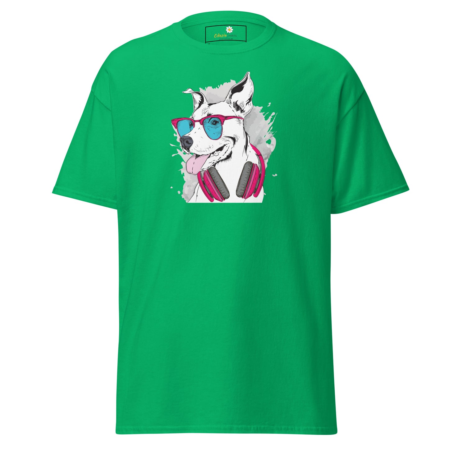 T-shirt classique unisexe - ANIMAUX MUSIQUE CHIEN - RÉGULIER