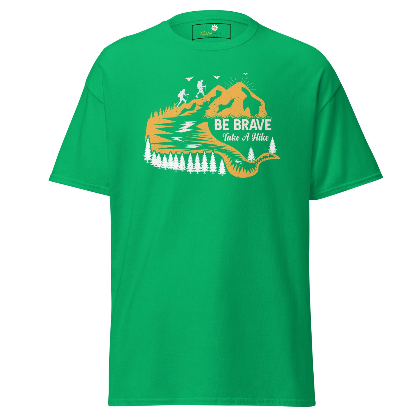 Unisex classic t-shirt - ADVENTURE BE BRAVE WANDER - REGULAR