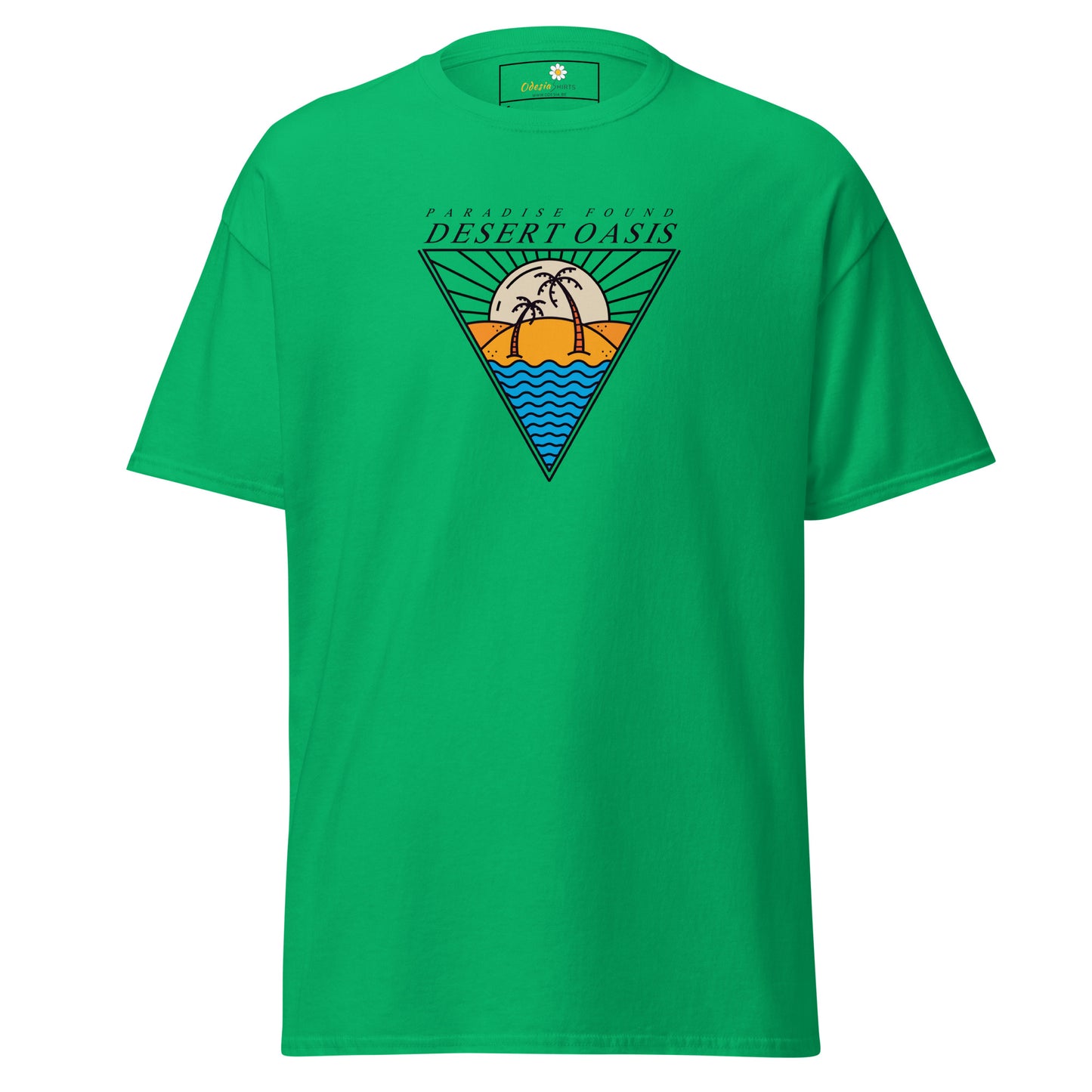 Heren klassiek t-shirt - SUMMER DESERT OASIS - REGULAR
