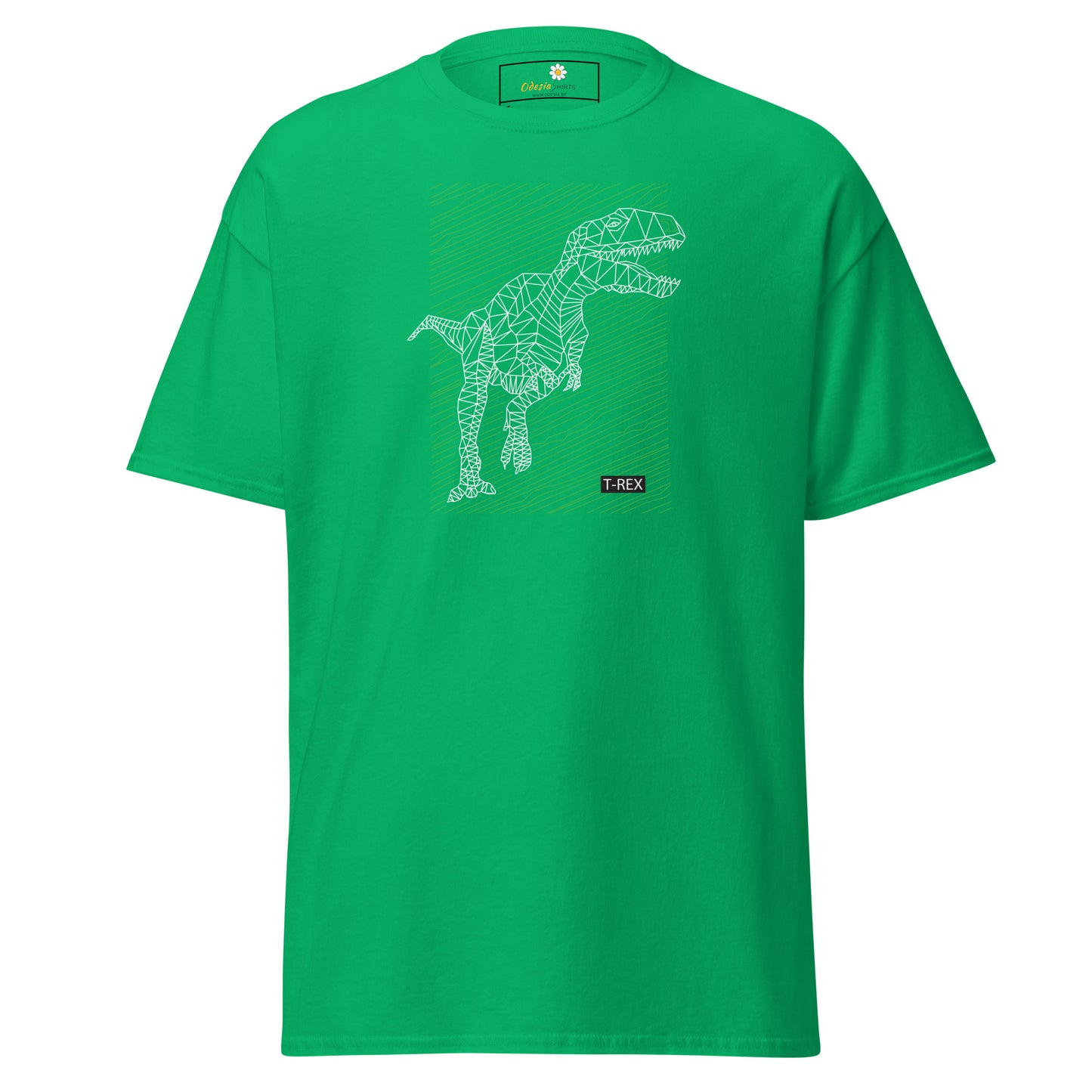 Heren klassiek t-shirt - WILD LIFE TREX DINOSAURUS - REGULAR