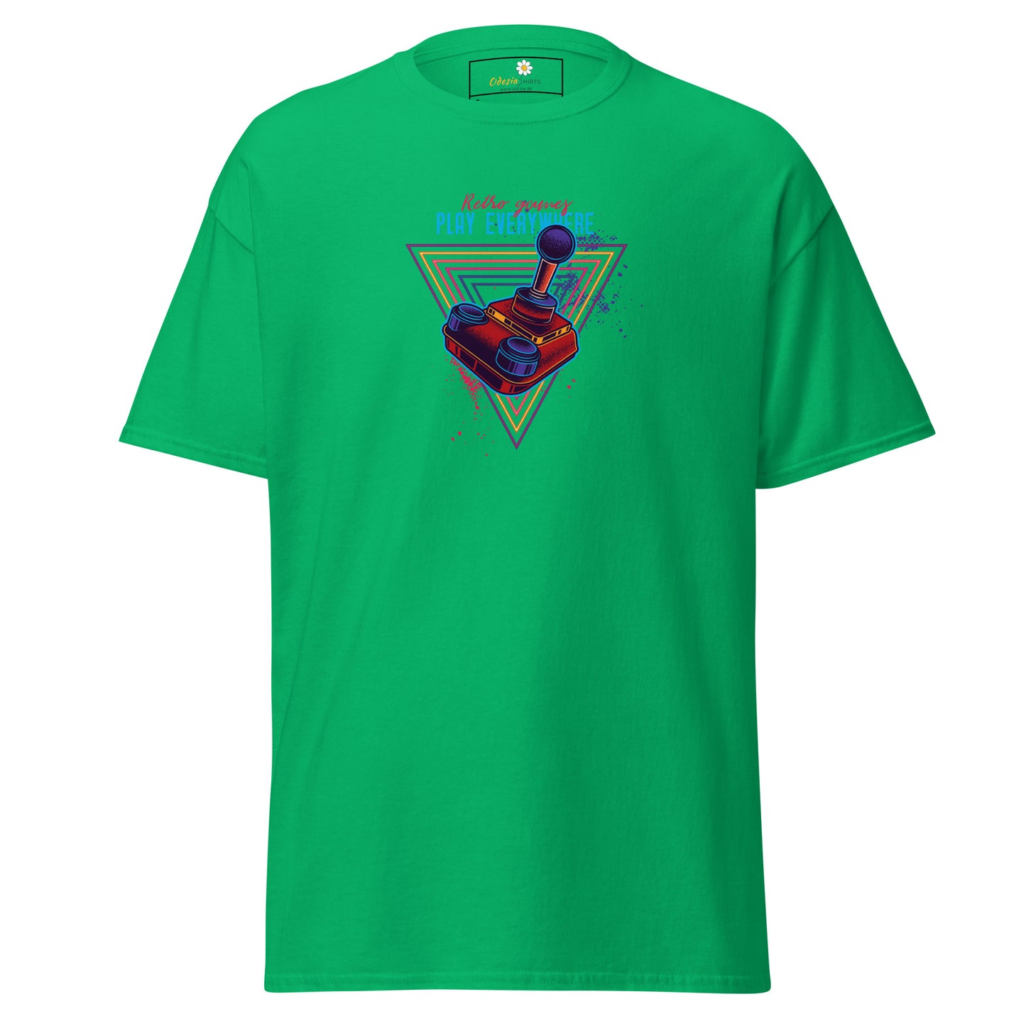 Unisex classic t-shirt - GAMERS PLAY EVERYWHERE JOYSTICK - REGULAR