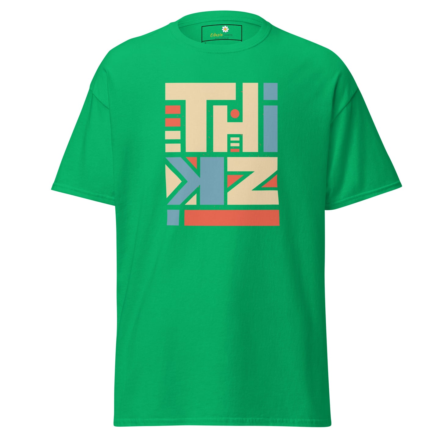 Unisex classic t-shirt - ABSTRACT TEXT THINK - REGULAR