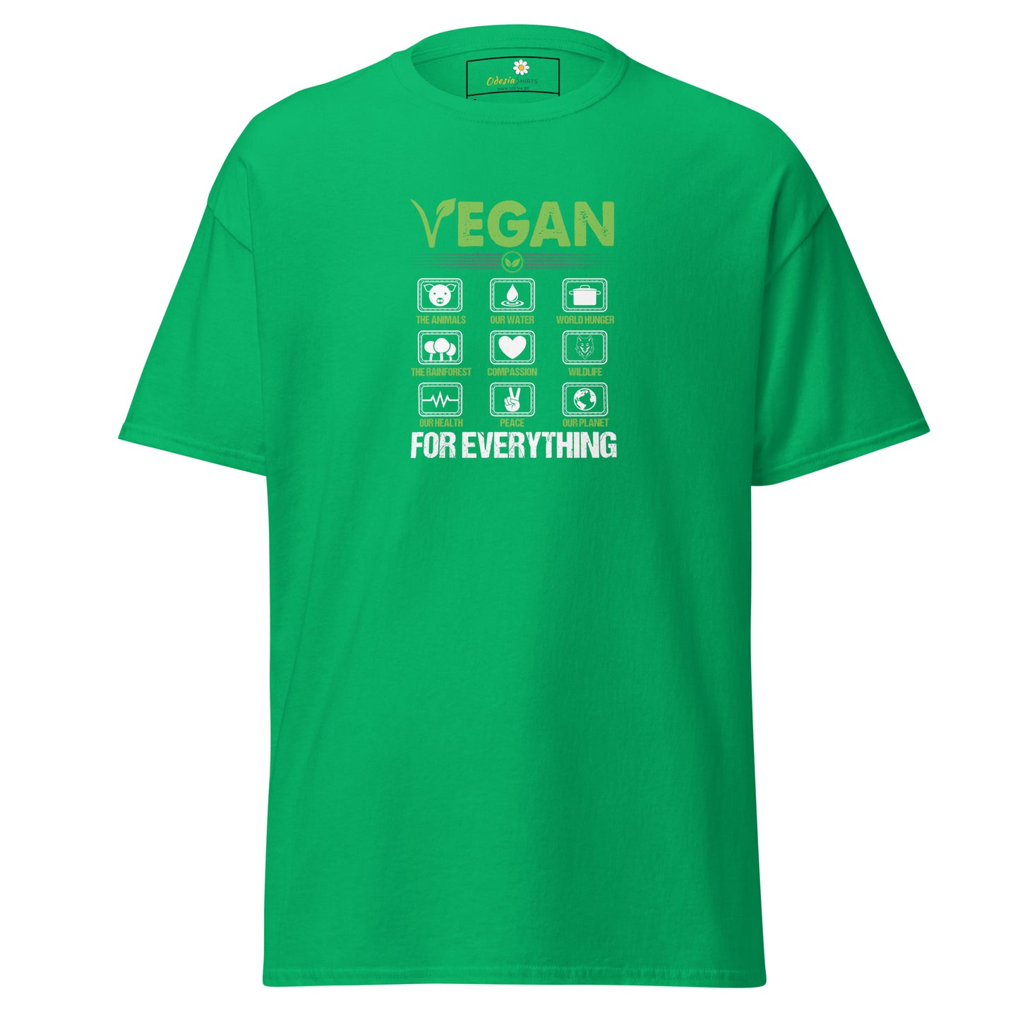Unisex classic t-shirt - VEGAN FOR EVERYTHING - REGULAR