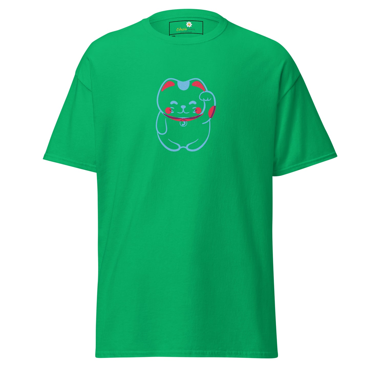Unisex classic t-shirt - ANIMALS SPIRITUAL LUCKY CAT 1 - BIG