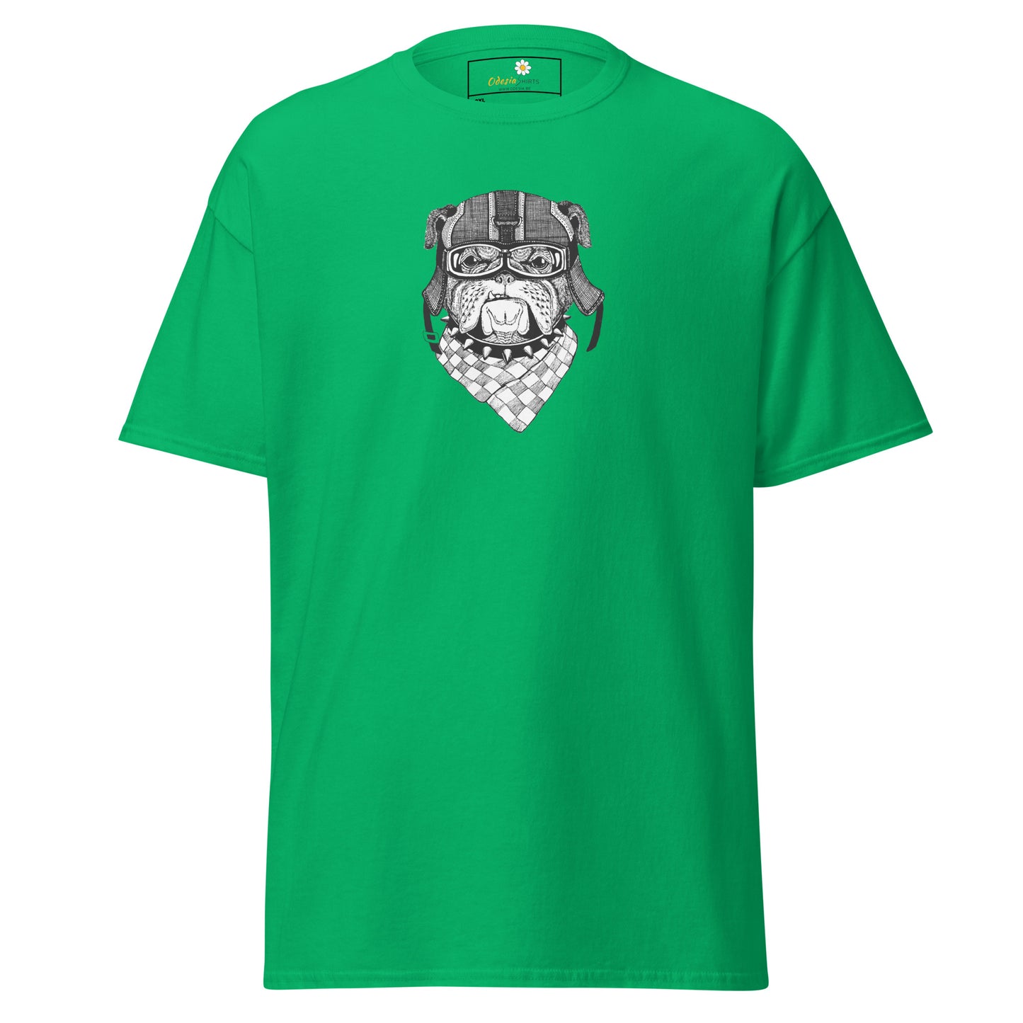 Unisex classic t-shirt - ANIMALS DOG HEAD BANDANA - BIG