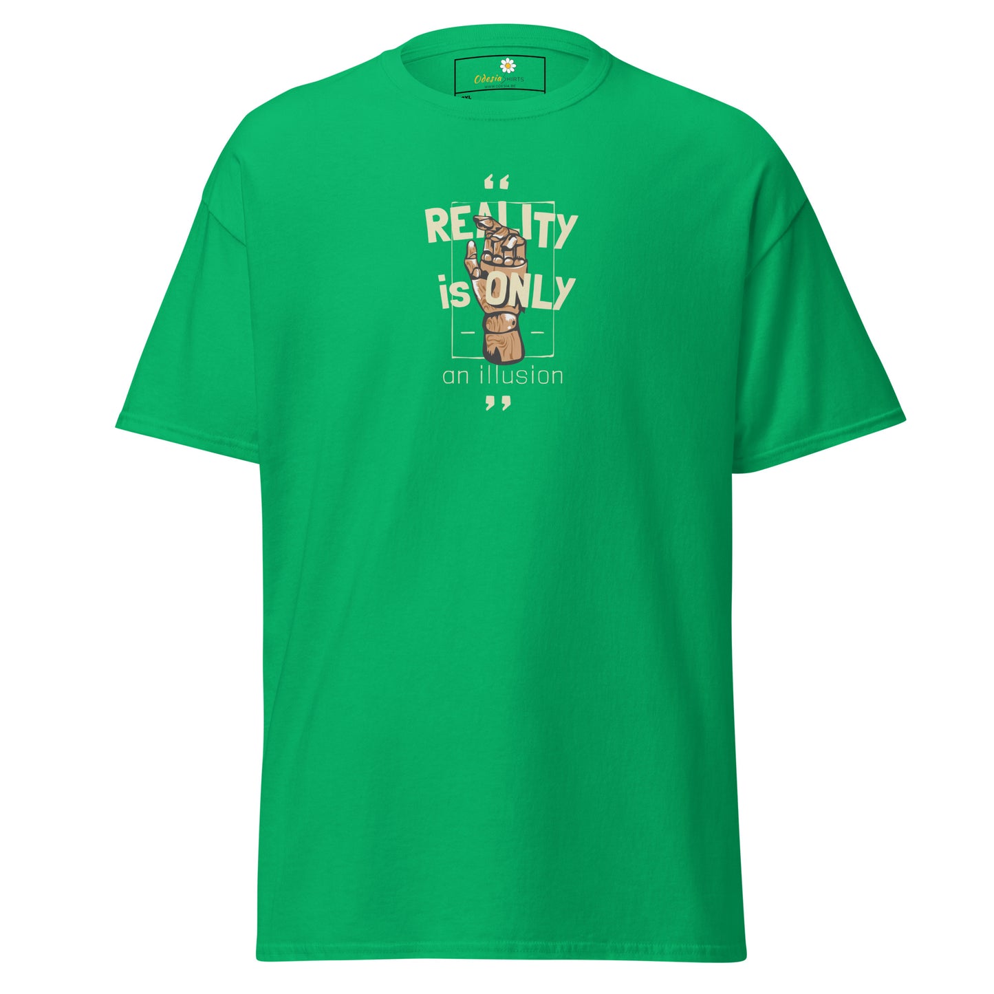 Unisex classic t-shirt - MYSTIC REALITY IS ONLY AN ILLUSION - BIG