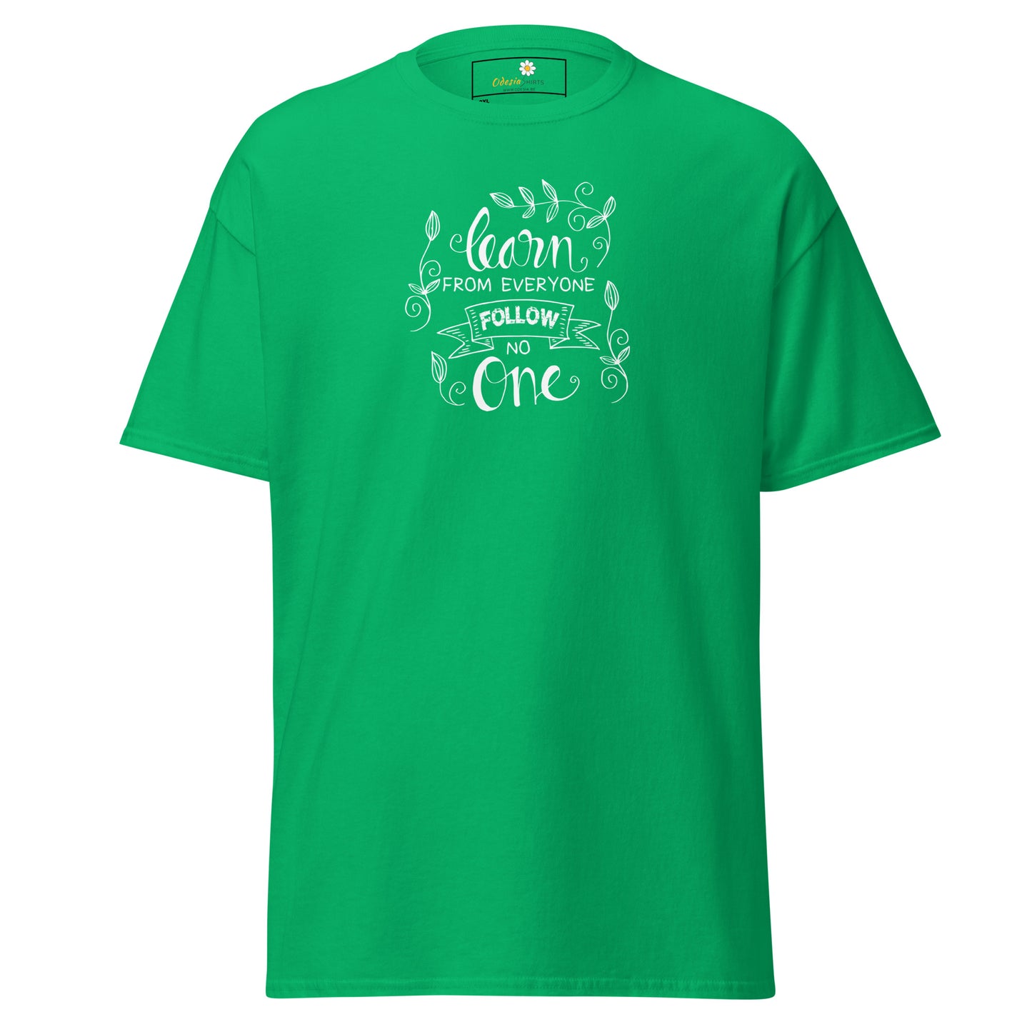 T-shirt classique pour homme - TEXTE APPRENEZ DE TOUS - GRAND