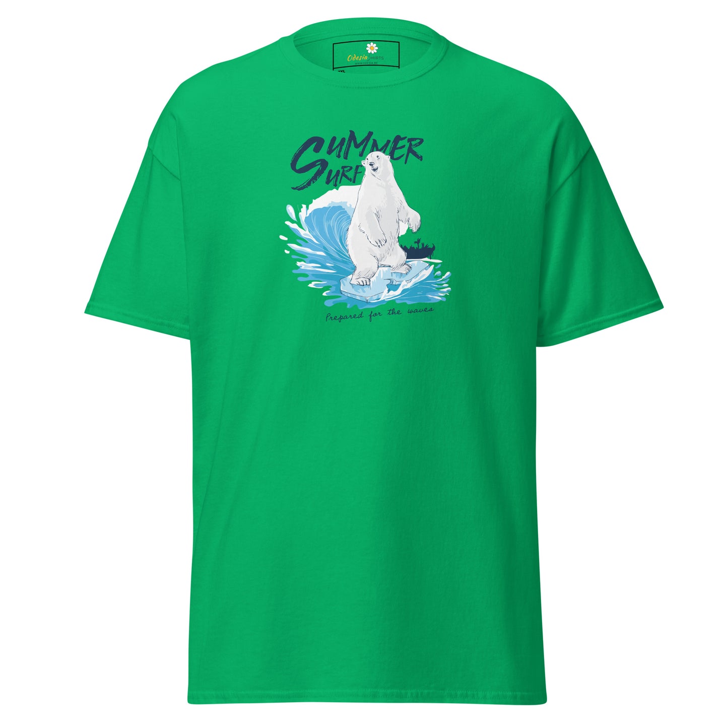 T-shirt classique homme - SUMMER SURFING BEAR - GRAND