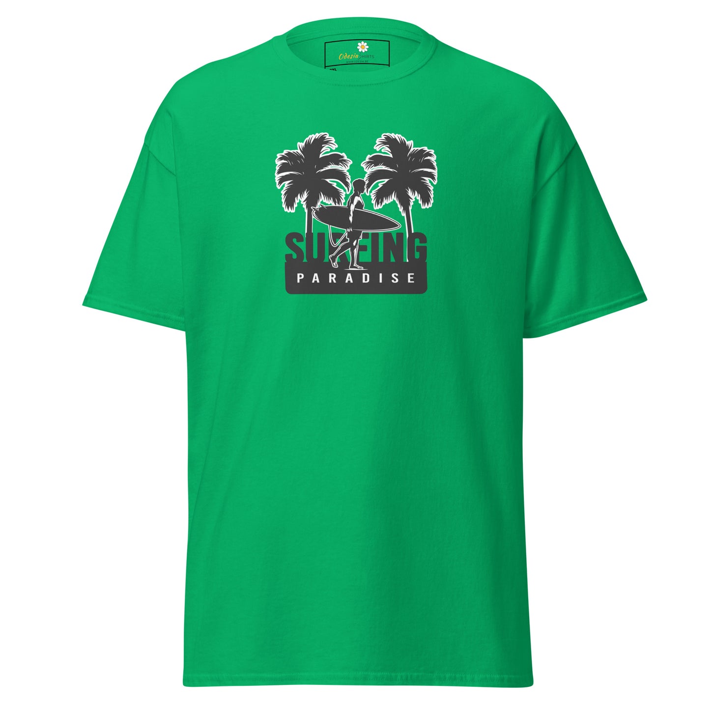 T-shirt classique pour homme - SUMMER SURFING TREES - BIG