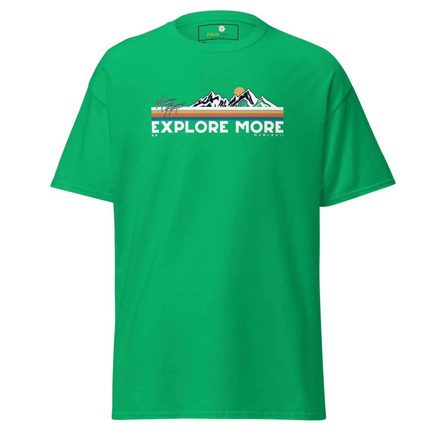 Unisex classic t-shirt - ADVENTURE EXPLORE MORE - BIG