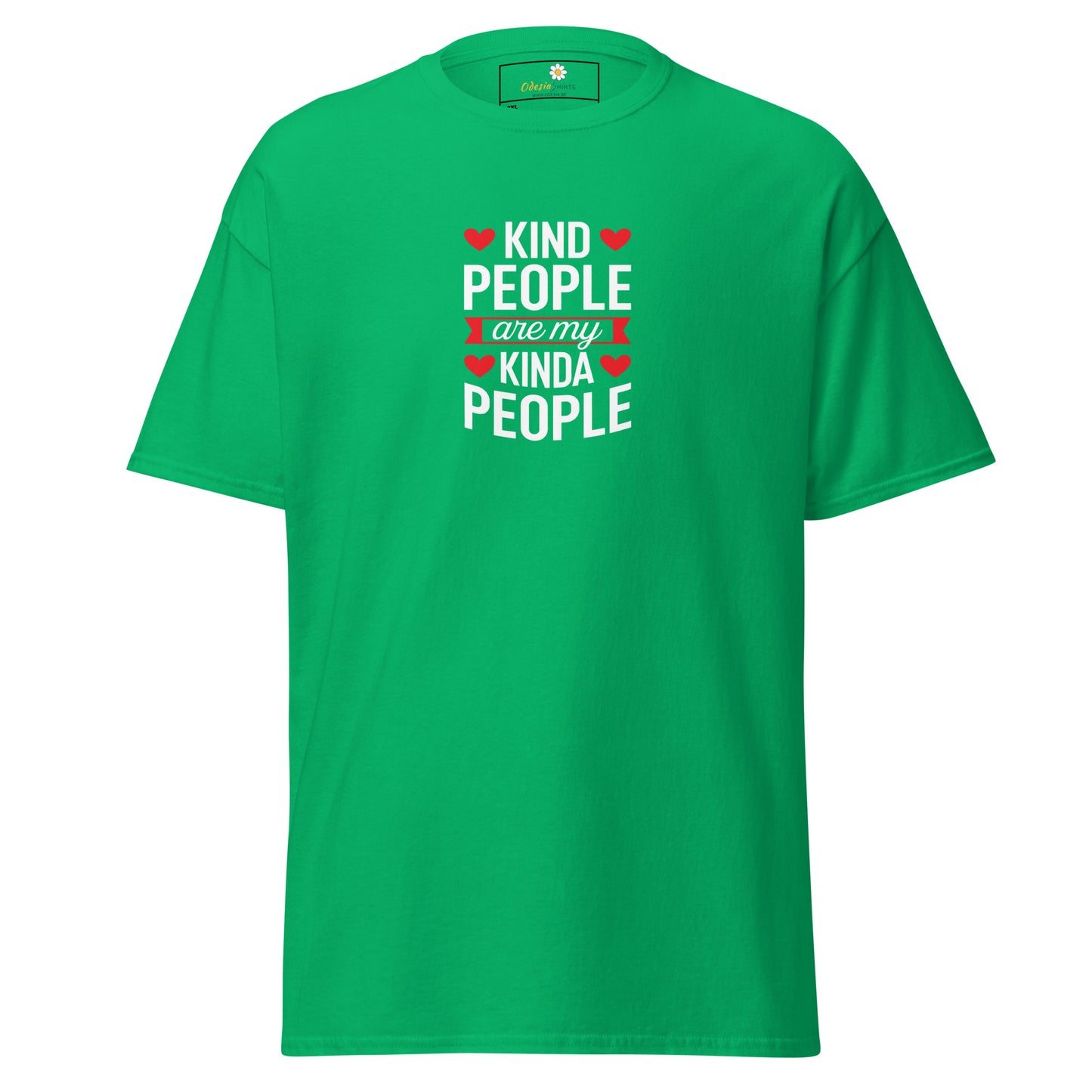 Heren klassiek t-shirt - TEKST AARDIGE MENSEN MIJN - GROOT