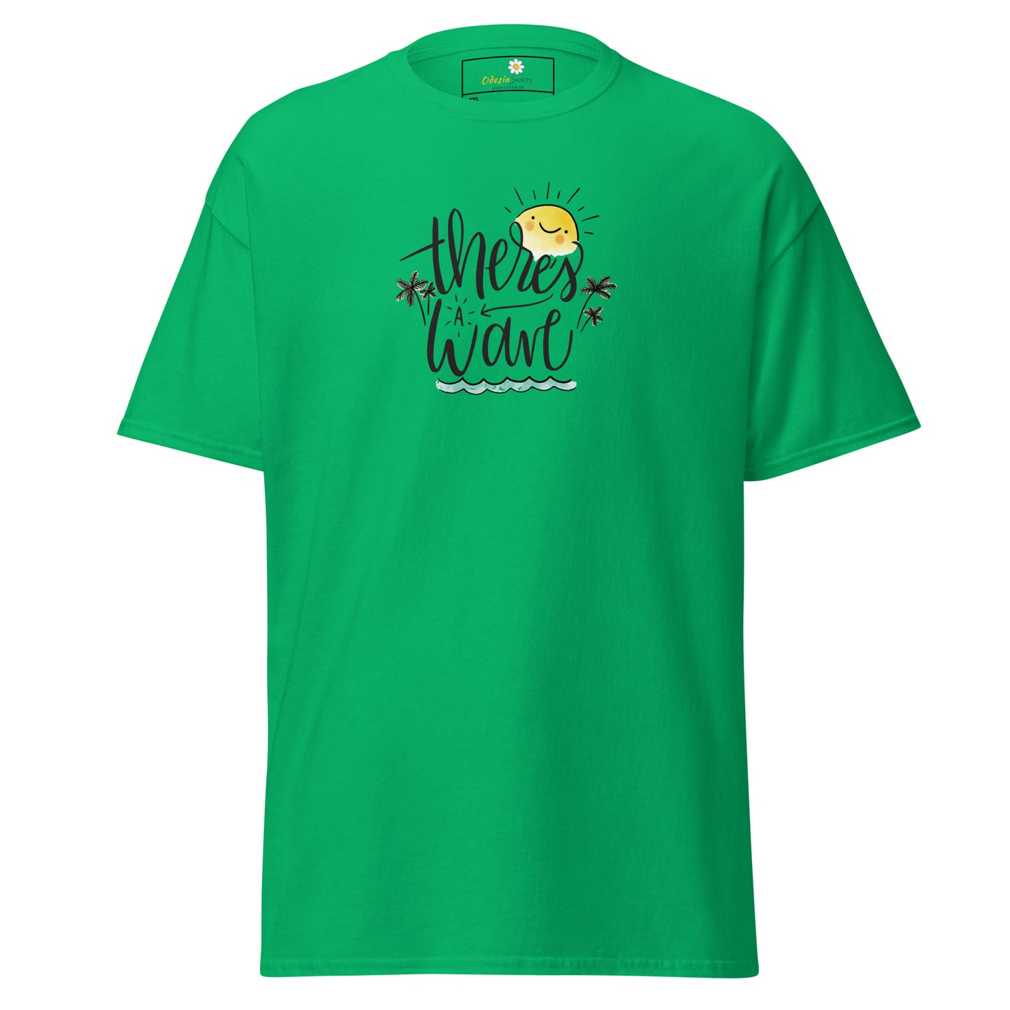 T-shirt classique pour homme - SUMMER THERES A WAVE - BIG
