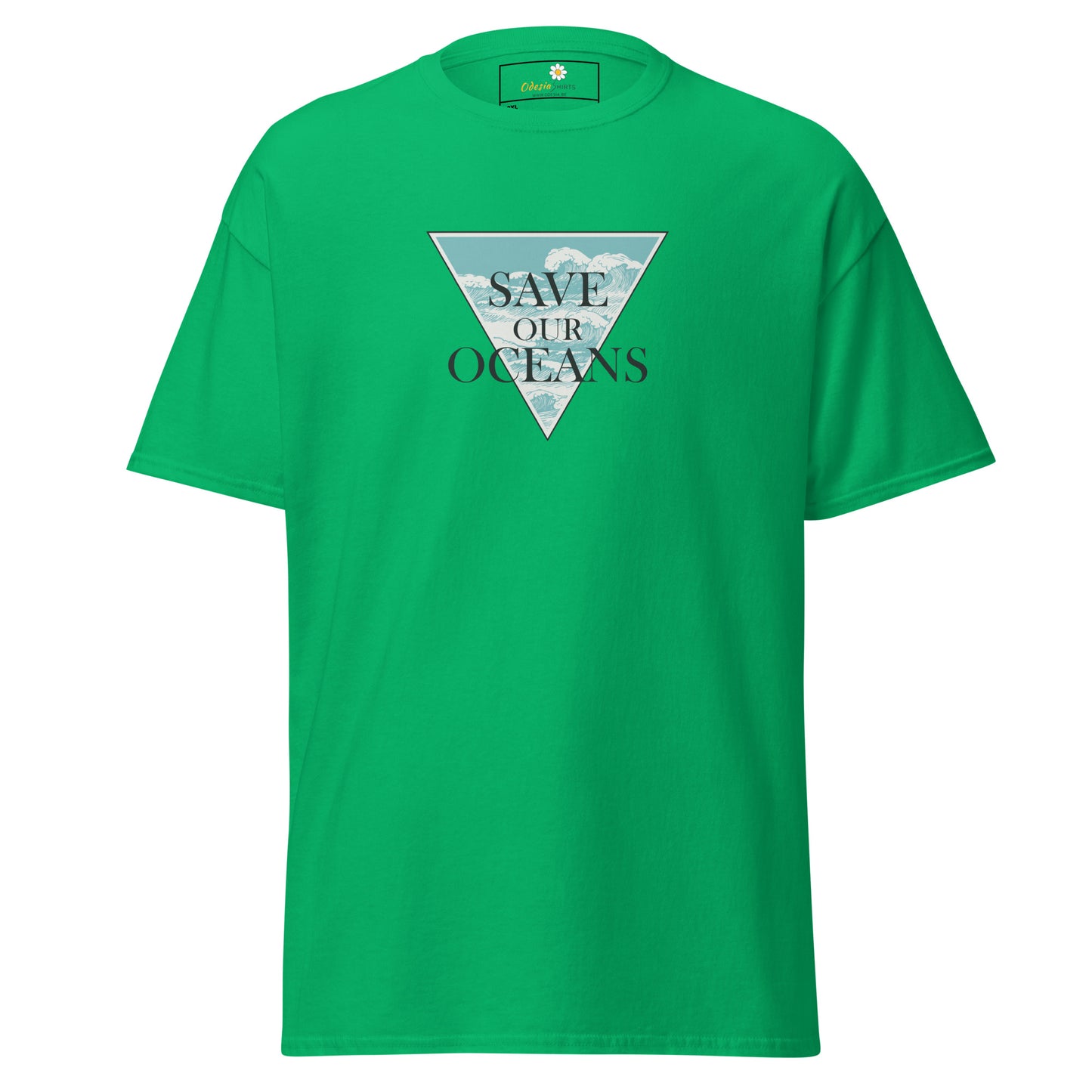 Unisex classic t-shirt - ECOLOGY SAVE OUR OCEANS - BIG