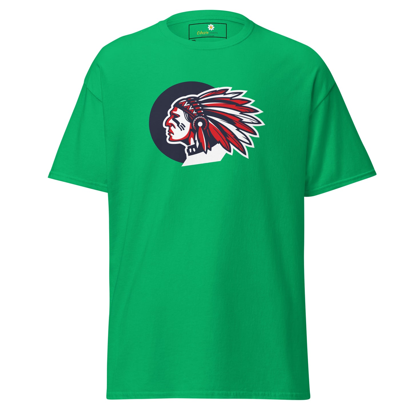 T-shirt classique homme - VINTAGE INDIAN HEAD - GRAND