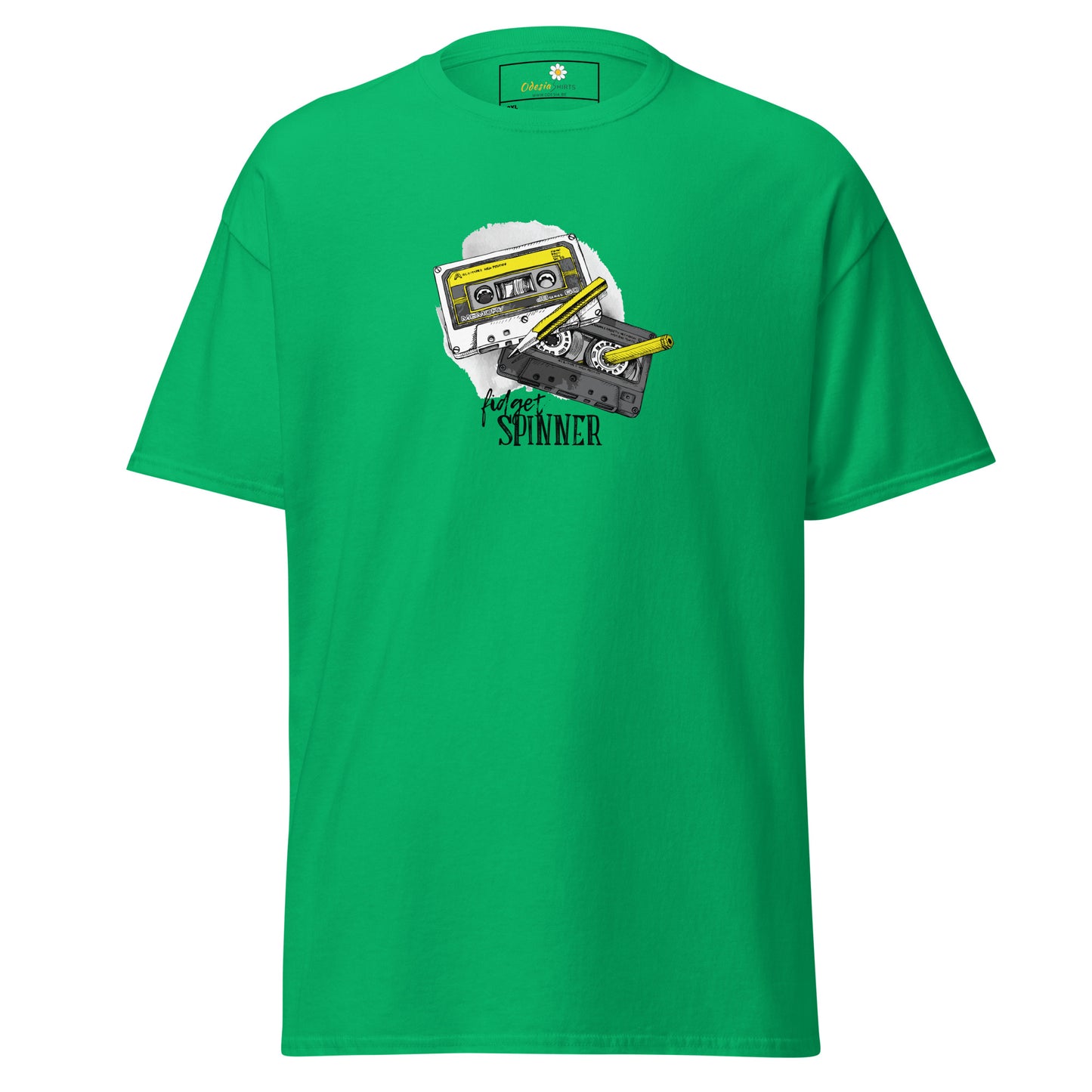 Unisex classic t-shirt - MUSIC TAPE SPINNER - BIG
