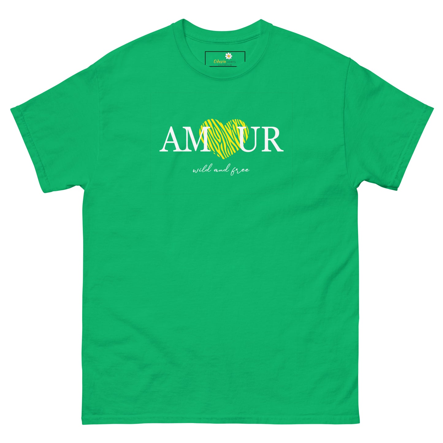 T-shirt classique homme - TEXT AMOUR WILD AND FREE - GRAND