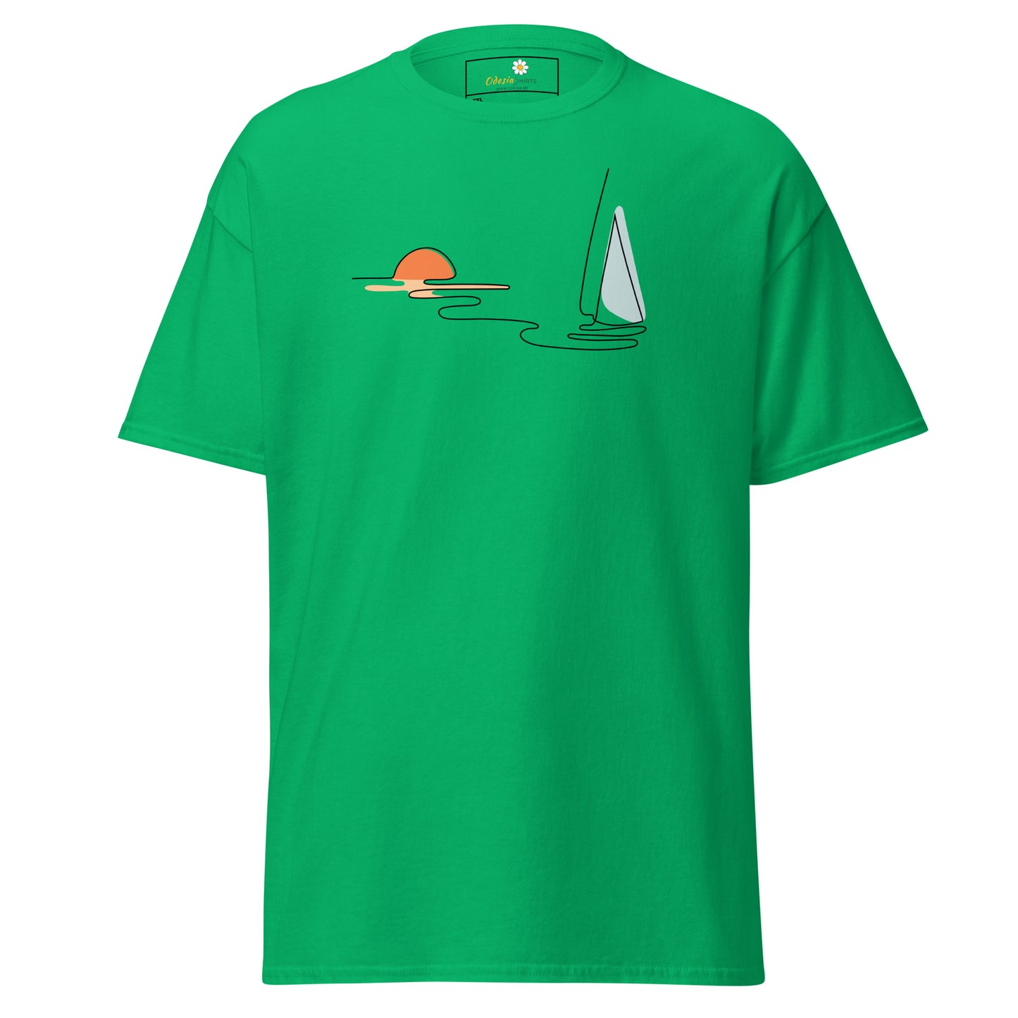 T-shirts classiques pour hommes - NATURE LINE SUNSE5T BOAT - BIG