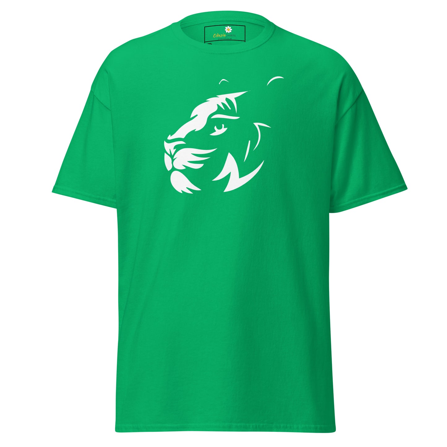 Klassiek T-shirt voor heren - WILDLIFE BIG CAT HEAD - GROOT